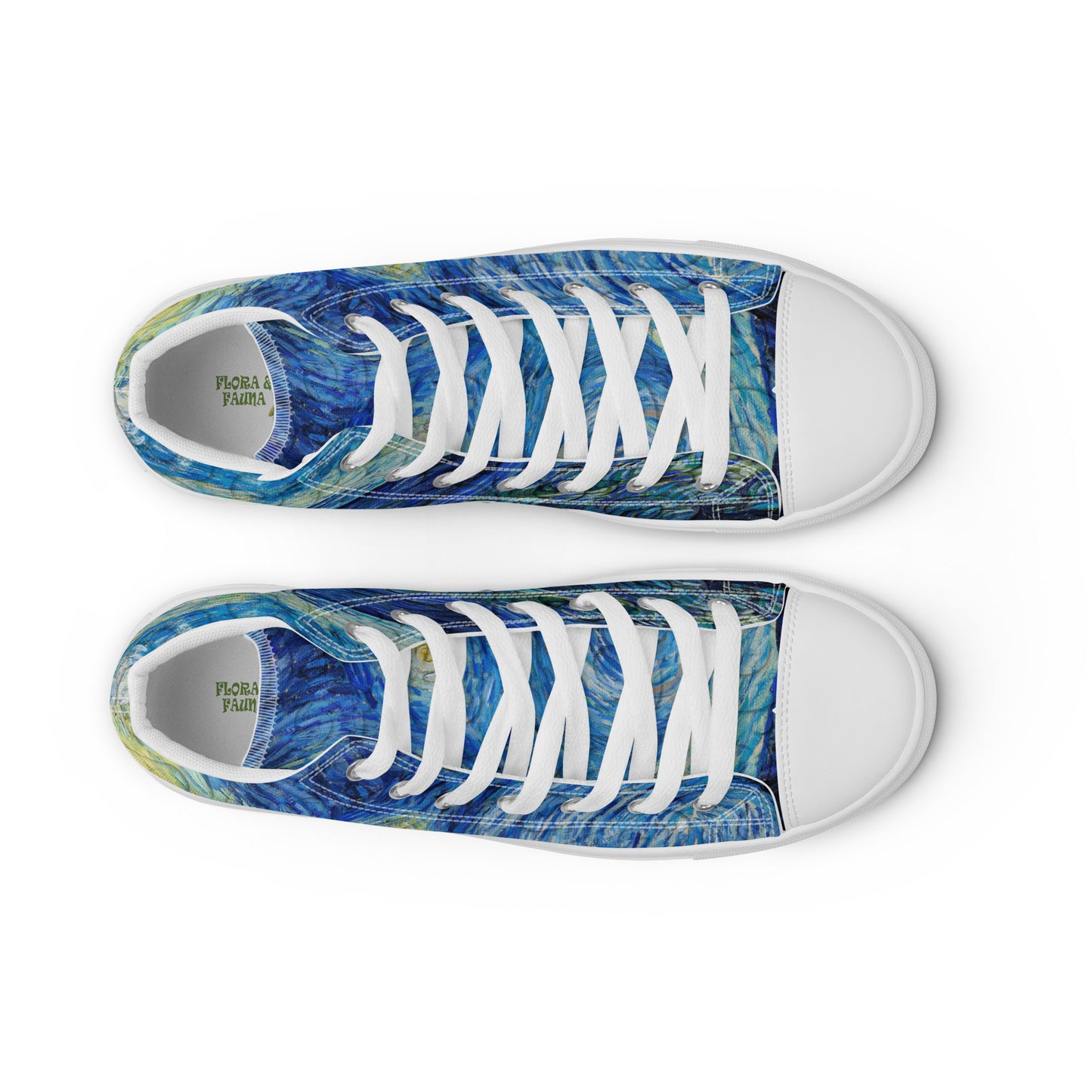 Men’s high top canvas shoes