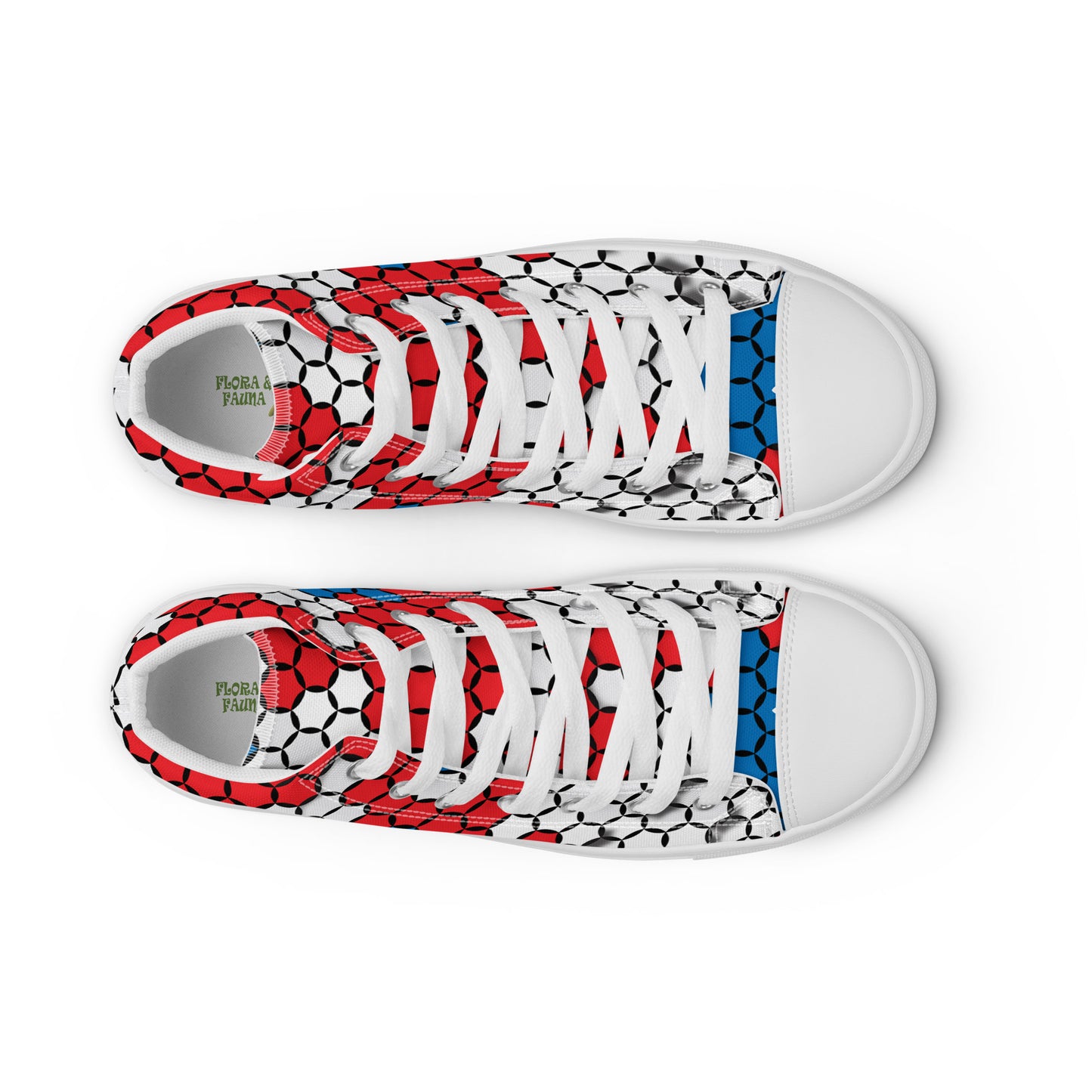 Men’s high top canvas shoes