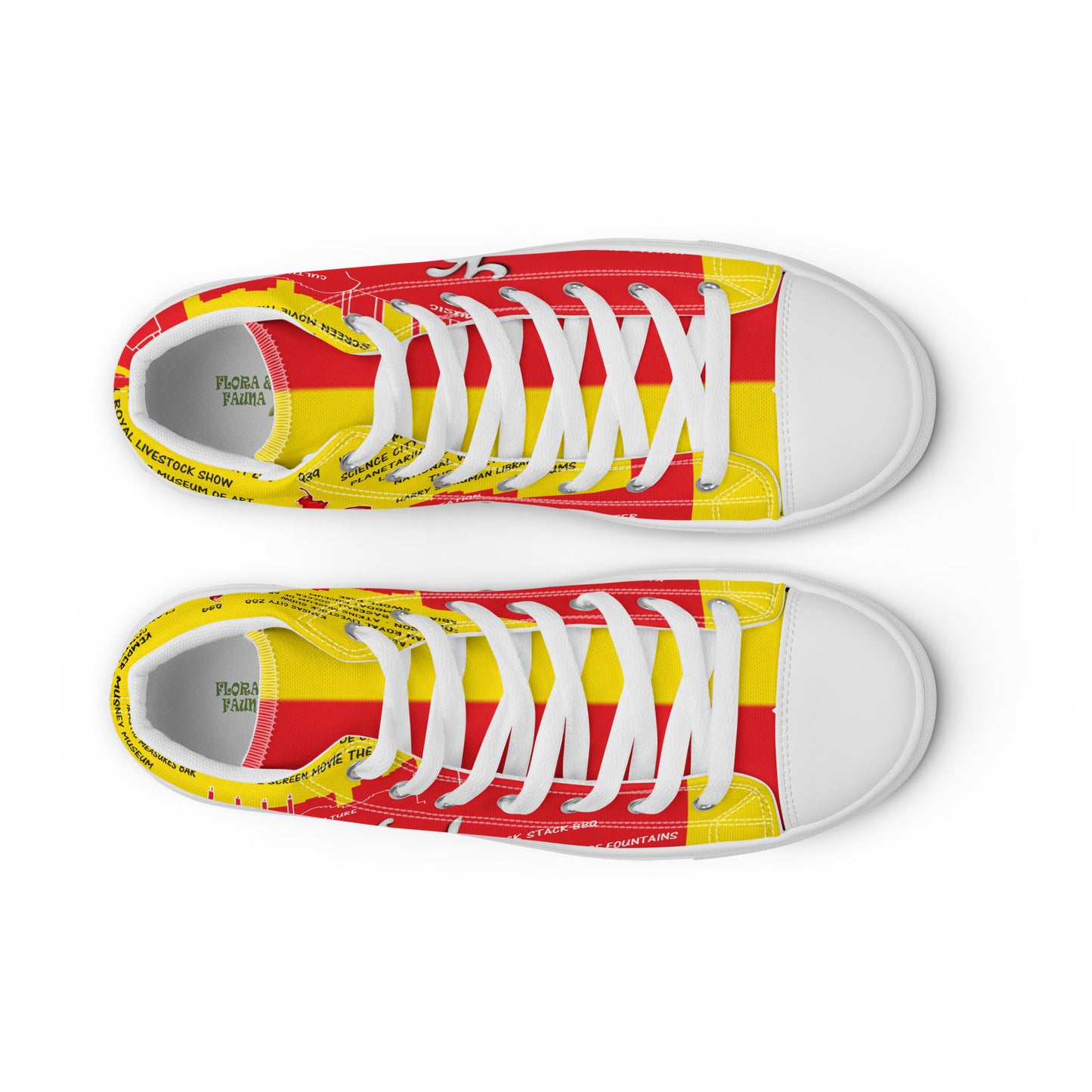 Men’s high top canvas shoes