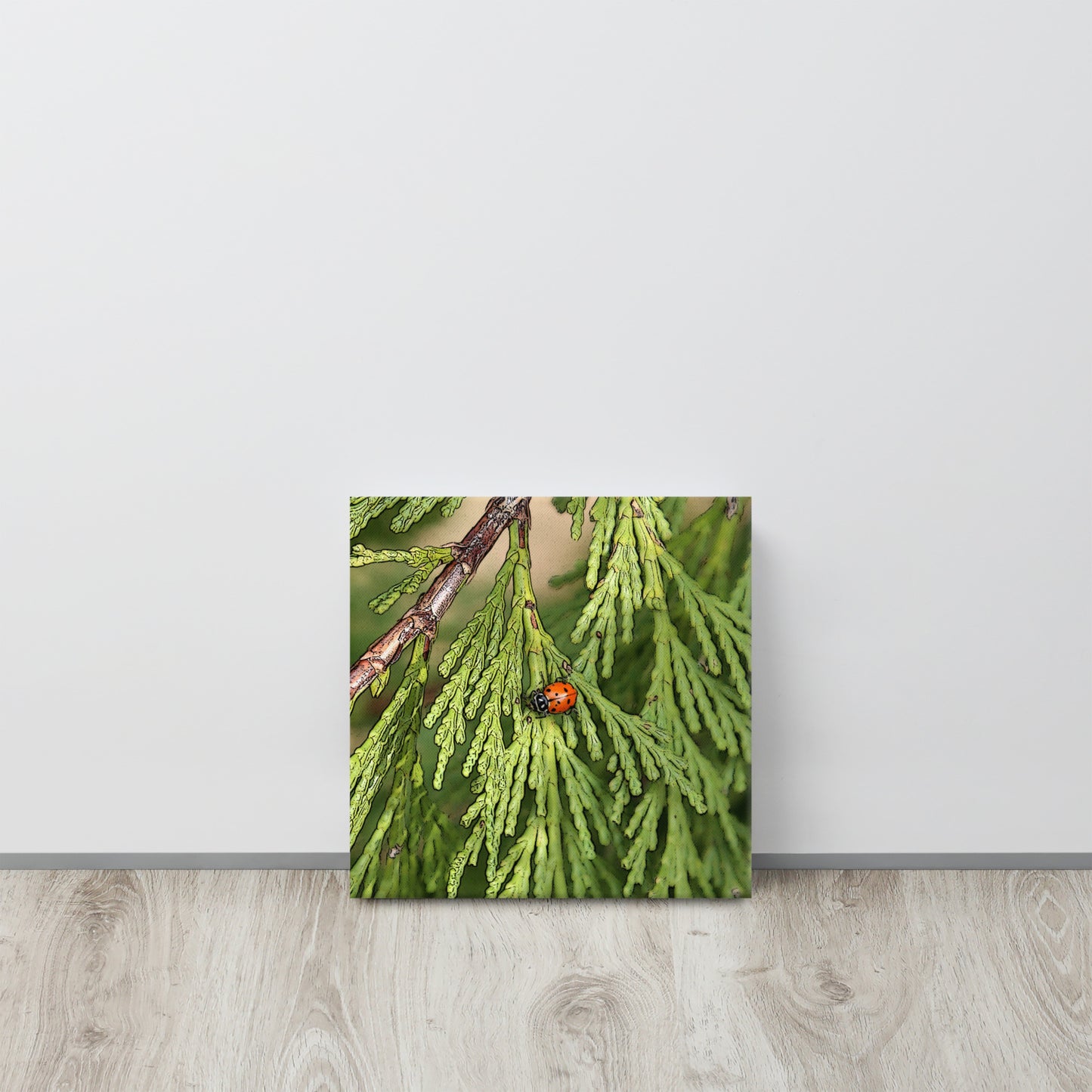 Canvas lady bug 2