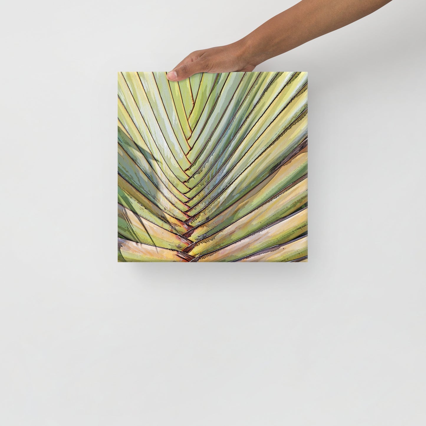 Canvas tropical plant 3