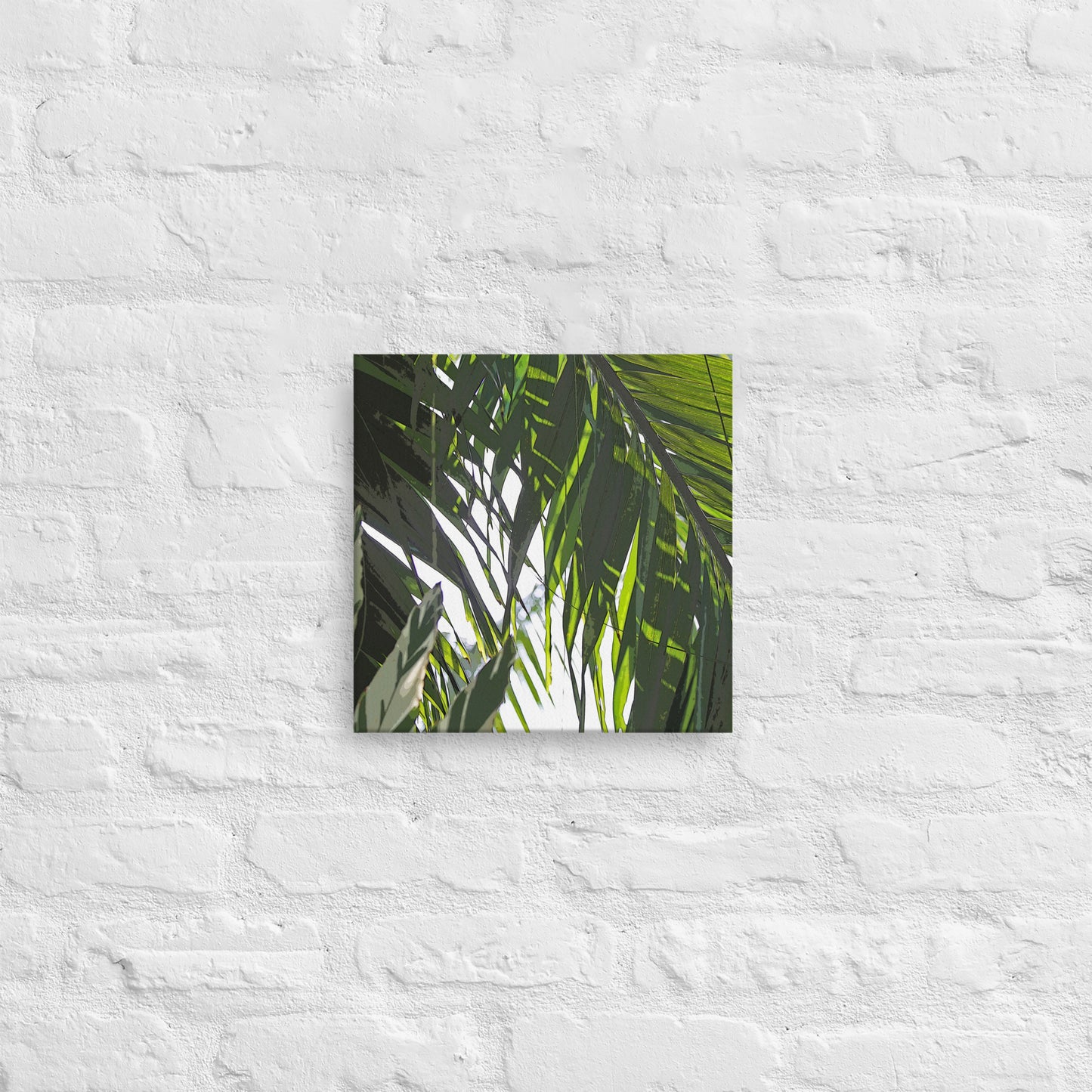 Canvas palm leaves 5