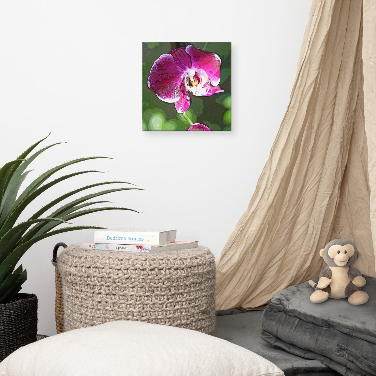 Canvas orchid 1