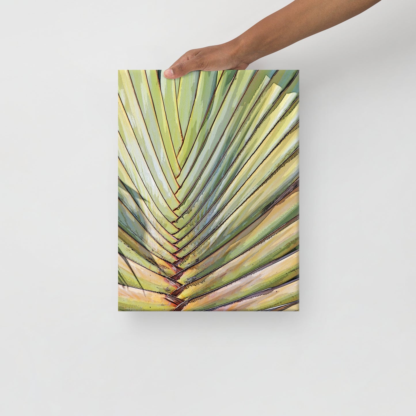 Canvas tropical plant 3