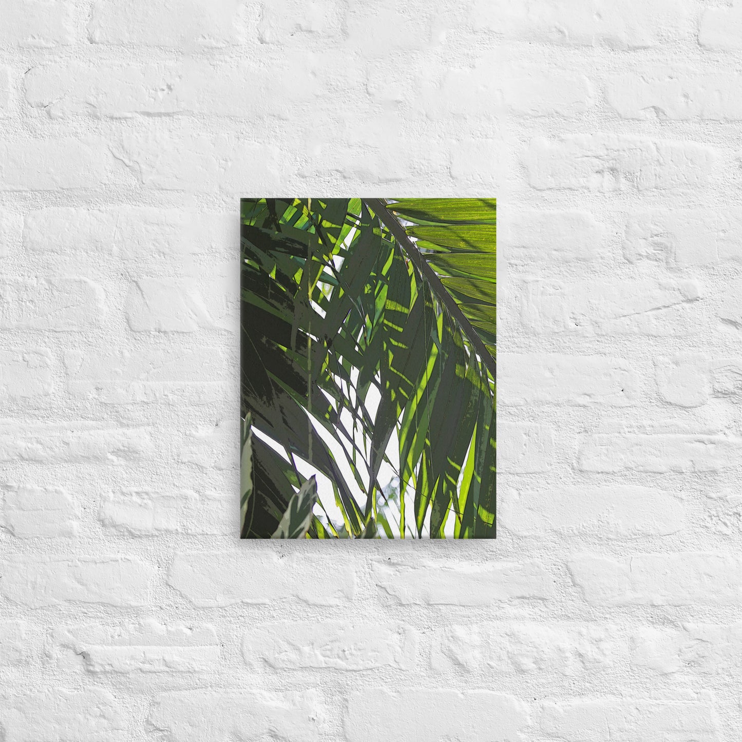 Canvas palm leaves 5