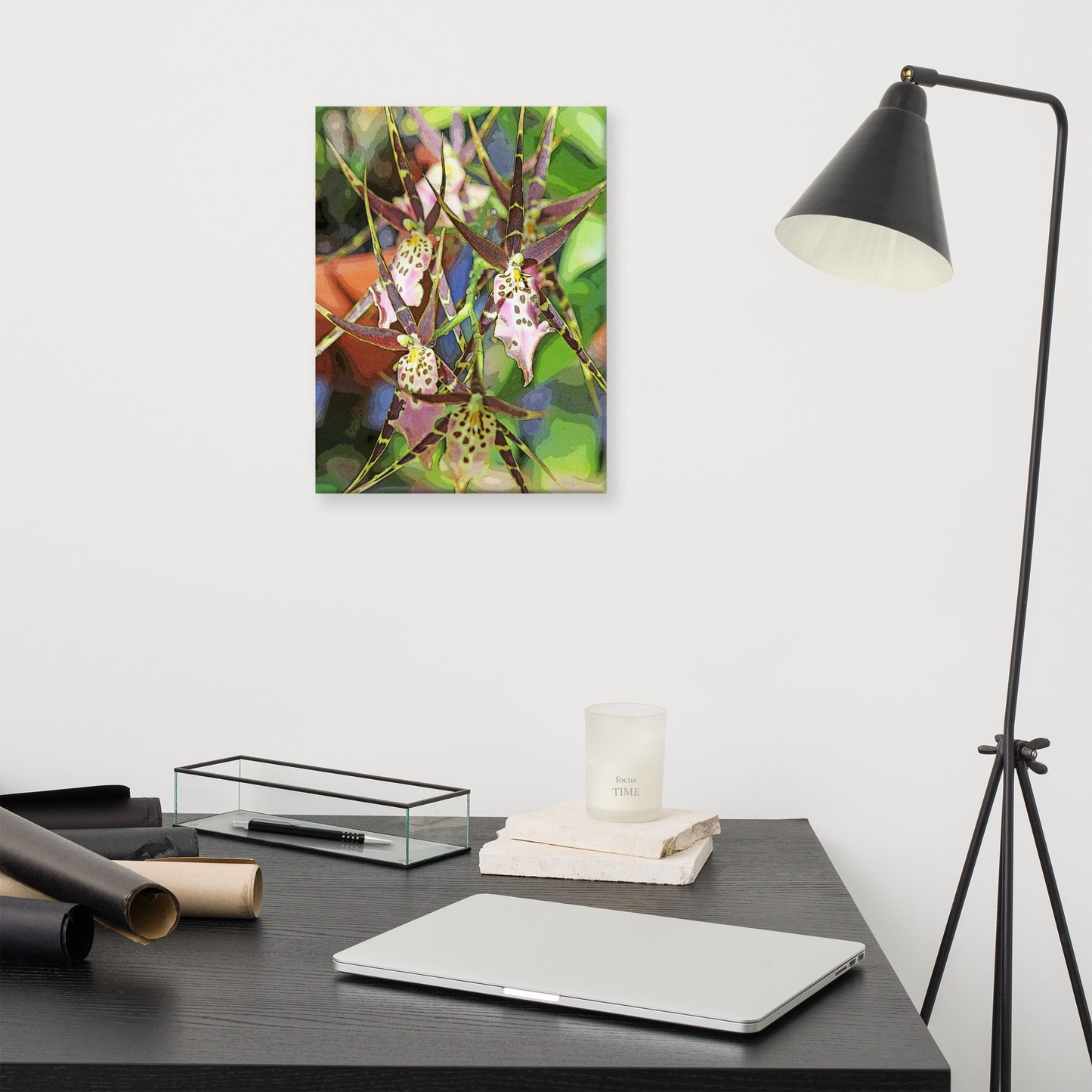 Canvas orchid 2