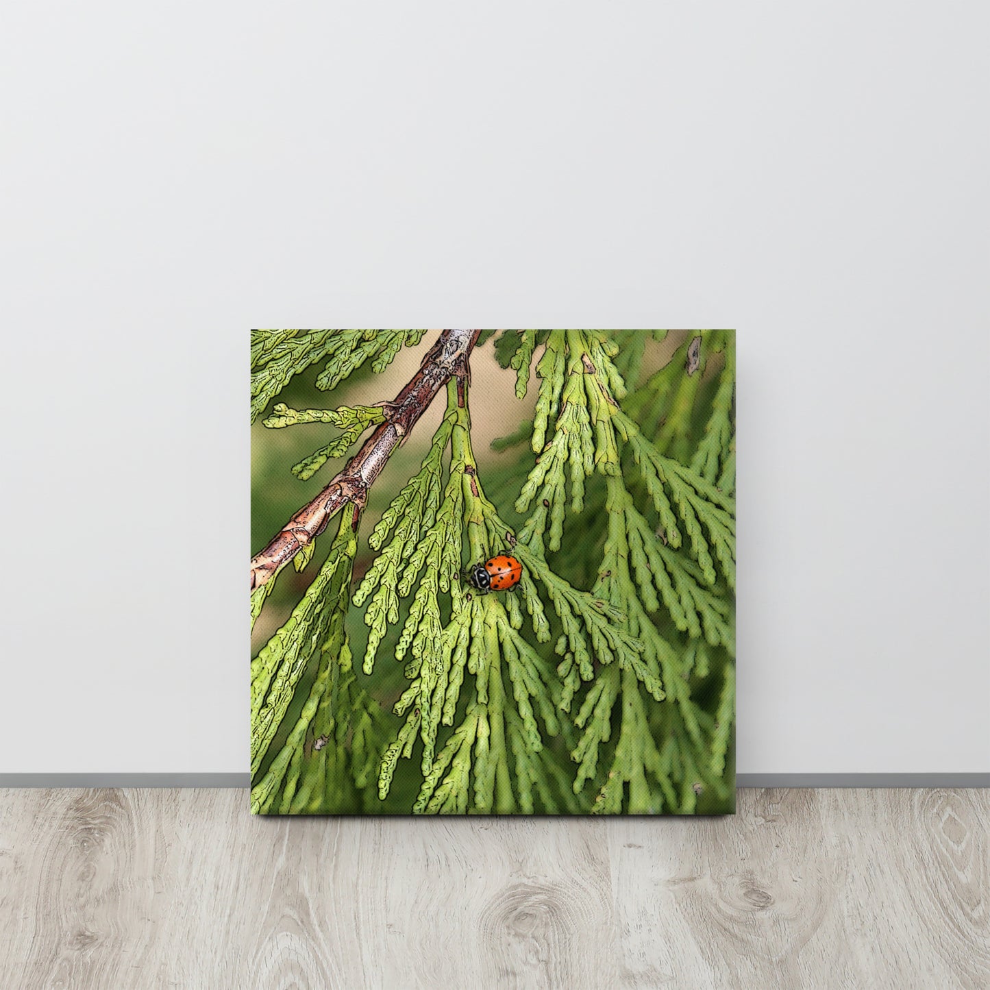 Canvas lady bug 2