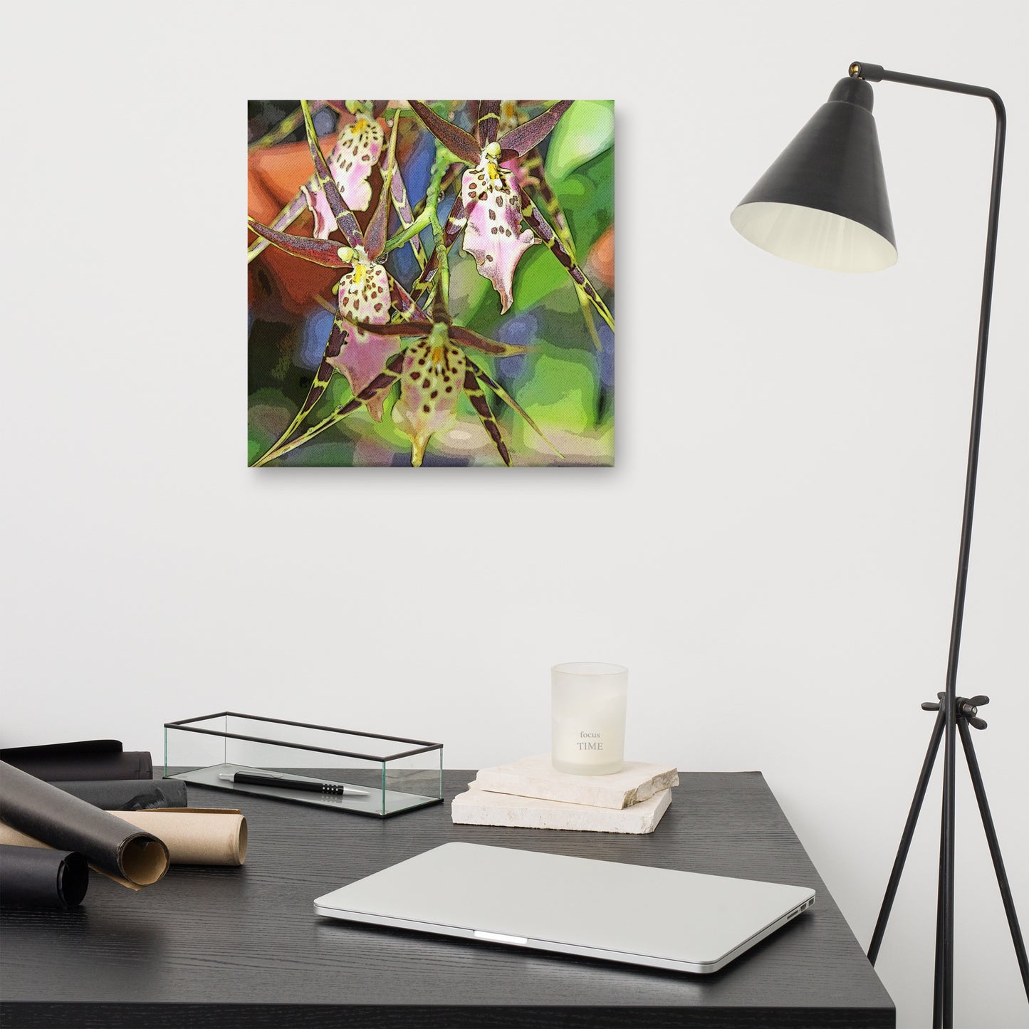 Canvas orchid 2