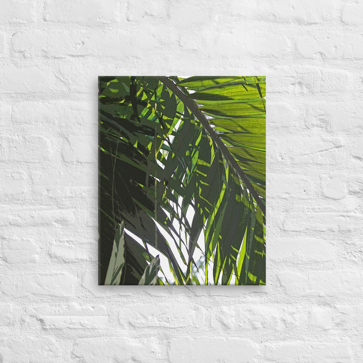 Canvas palm leaves 5