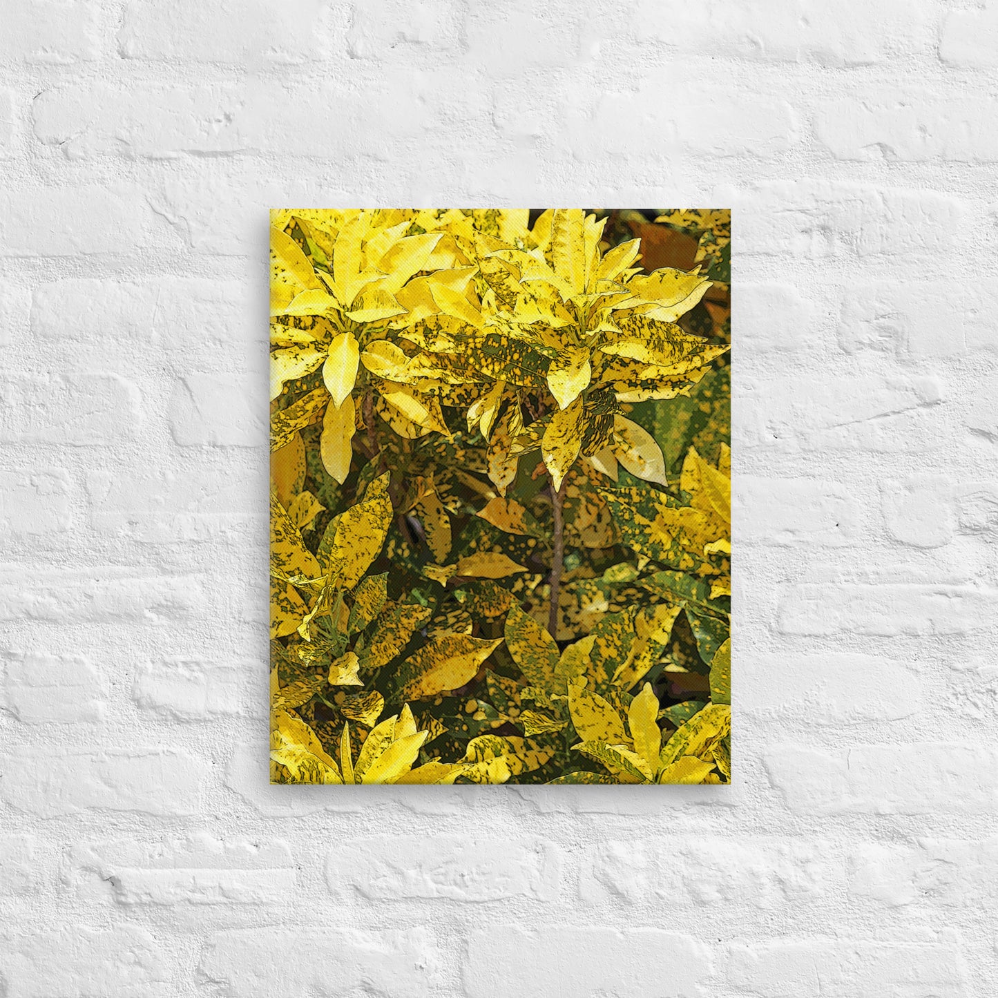 Canvas tropical plants 1