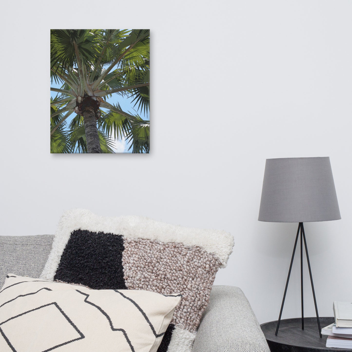 Canvas palm tree 1