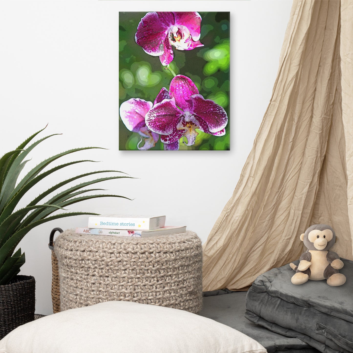 Canvas orchid 1