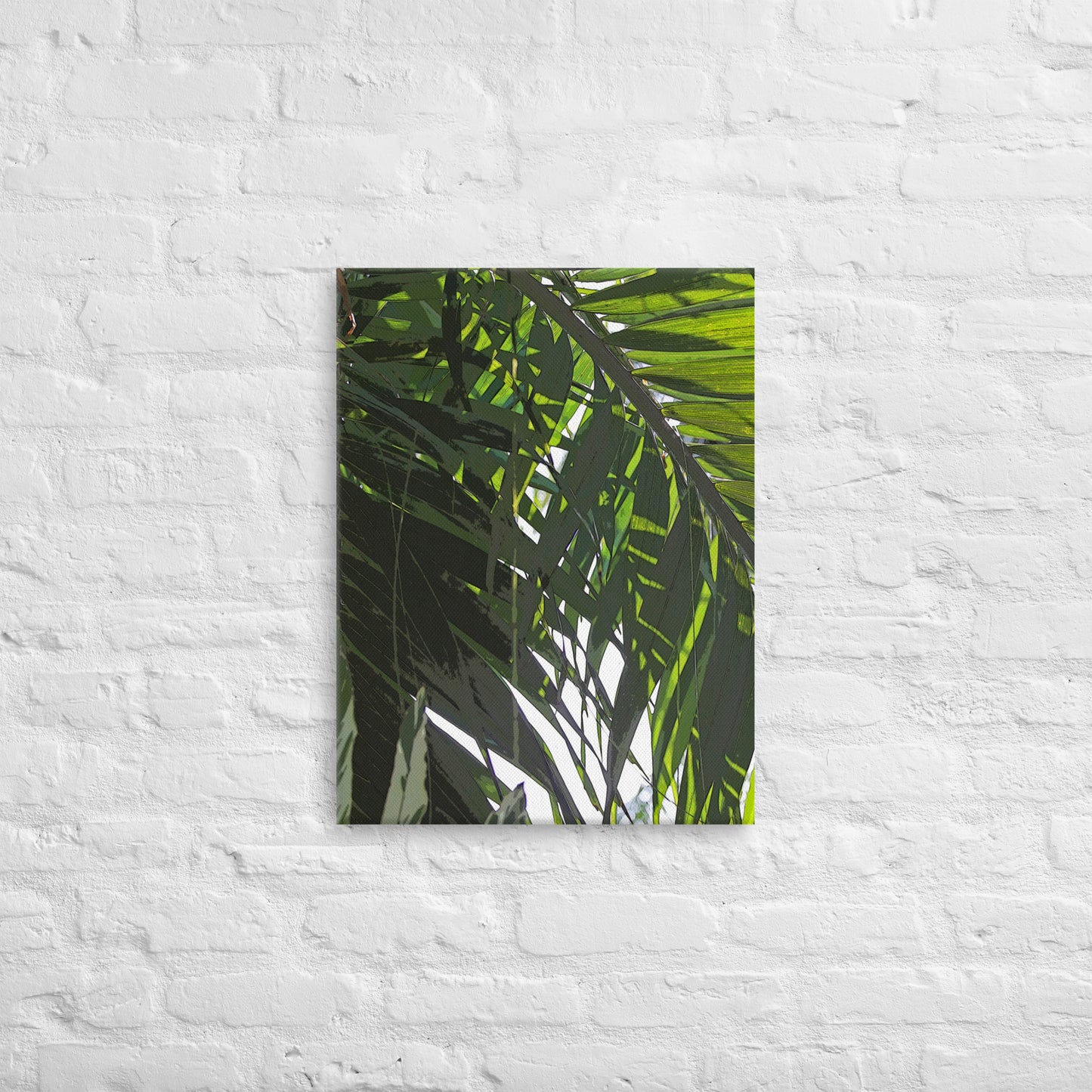 Canvas palm leaves 5