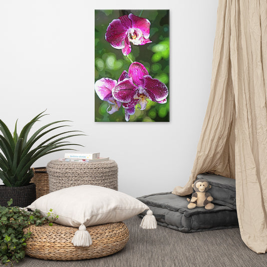 Canvas orchid 1