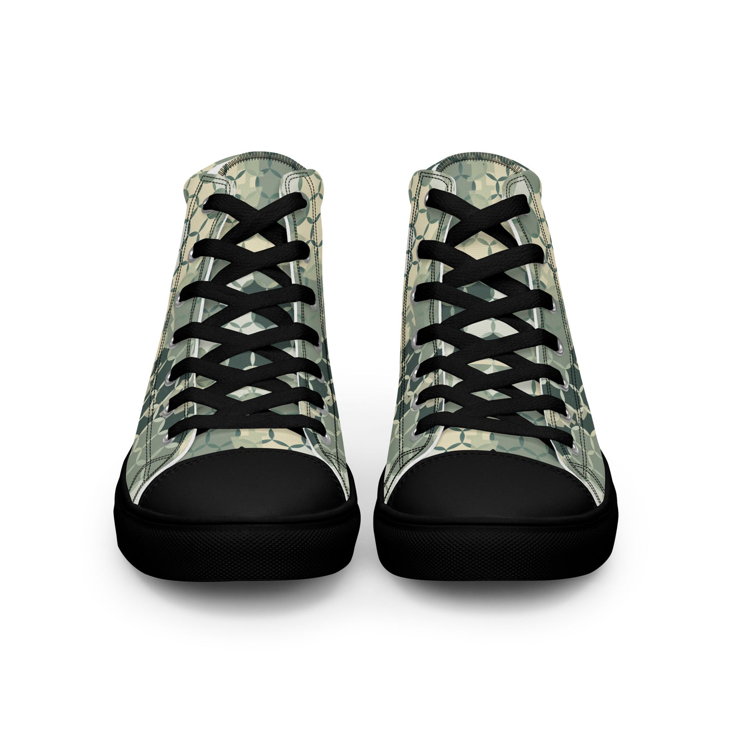 Men’s high top canvas shoes