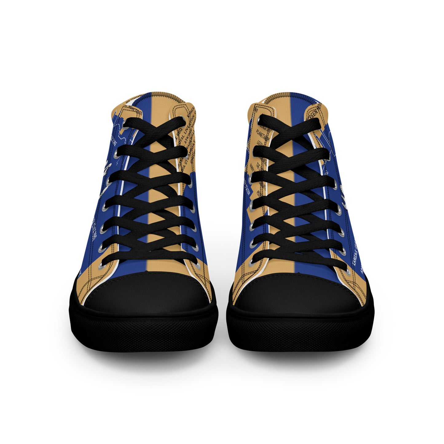 Men’s high top canvas shoes