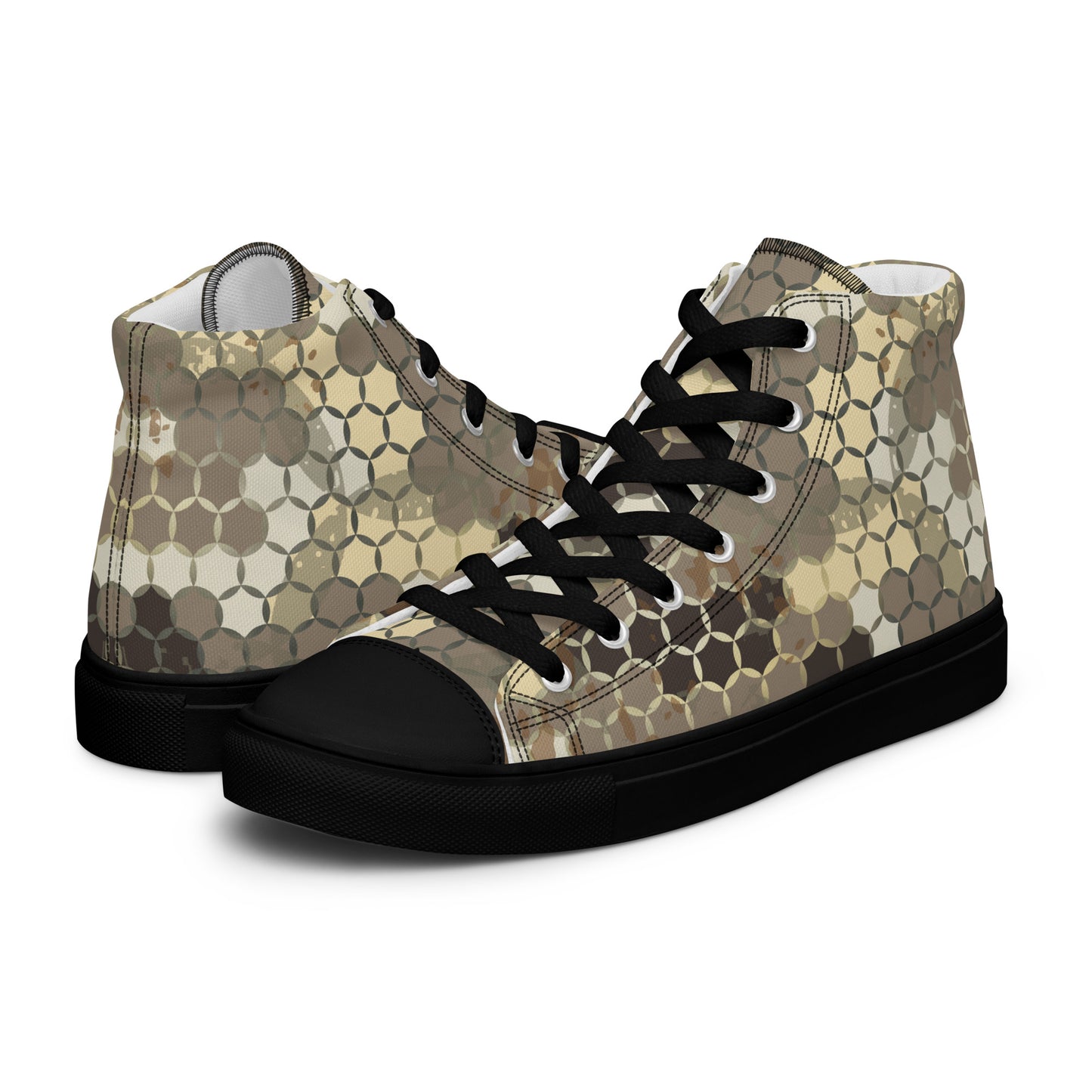 Men’s high top canvas shoes