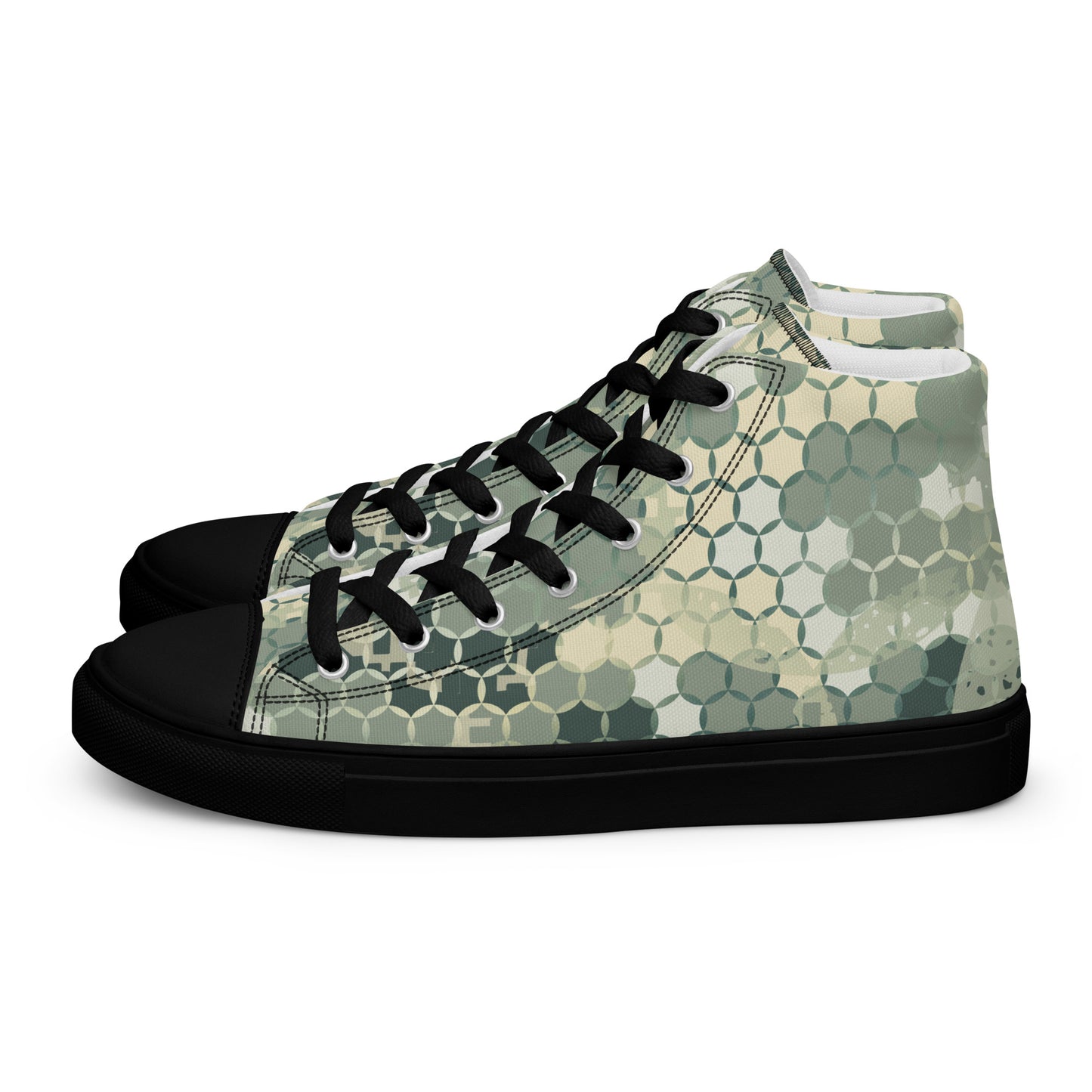 Men’s high top canvas shoes