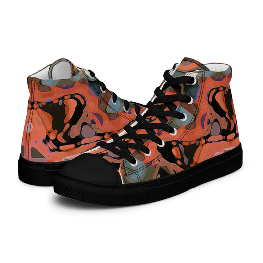 Men’s high top canvas shoes