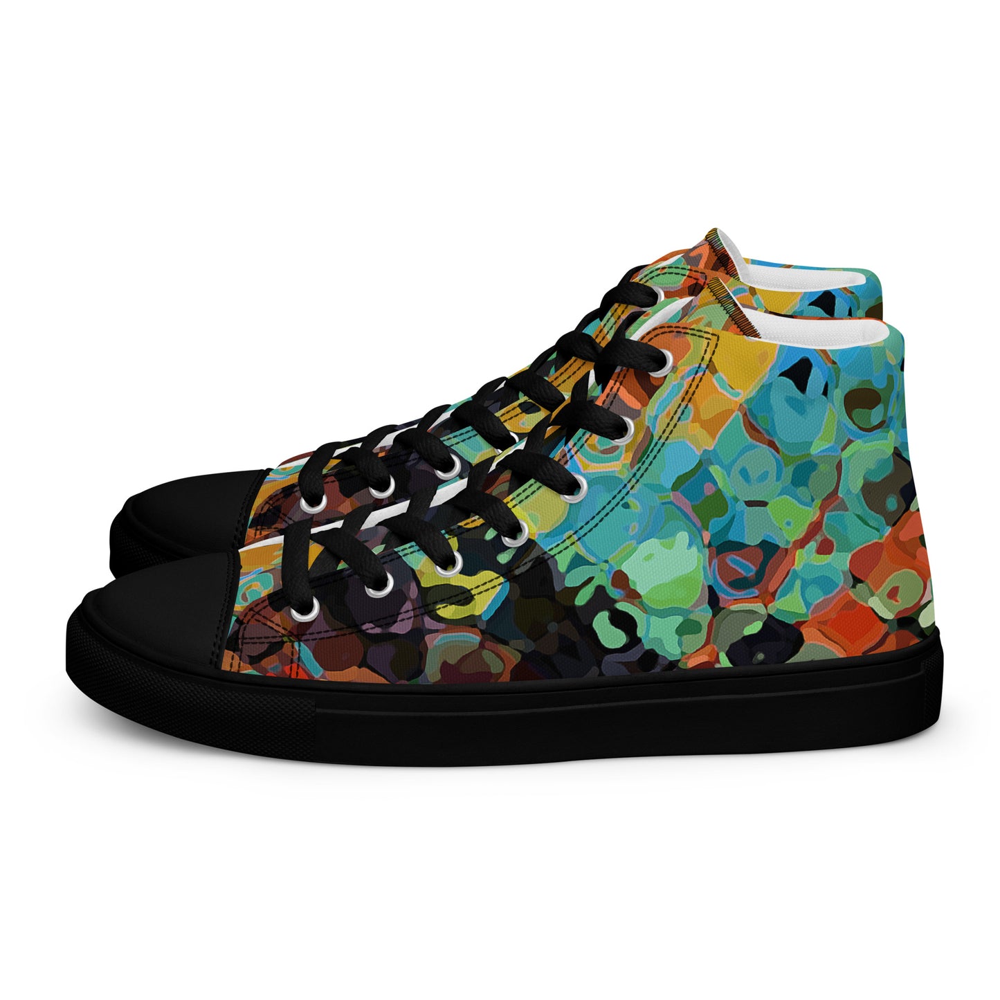 Men’s high top canvas shoes