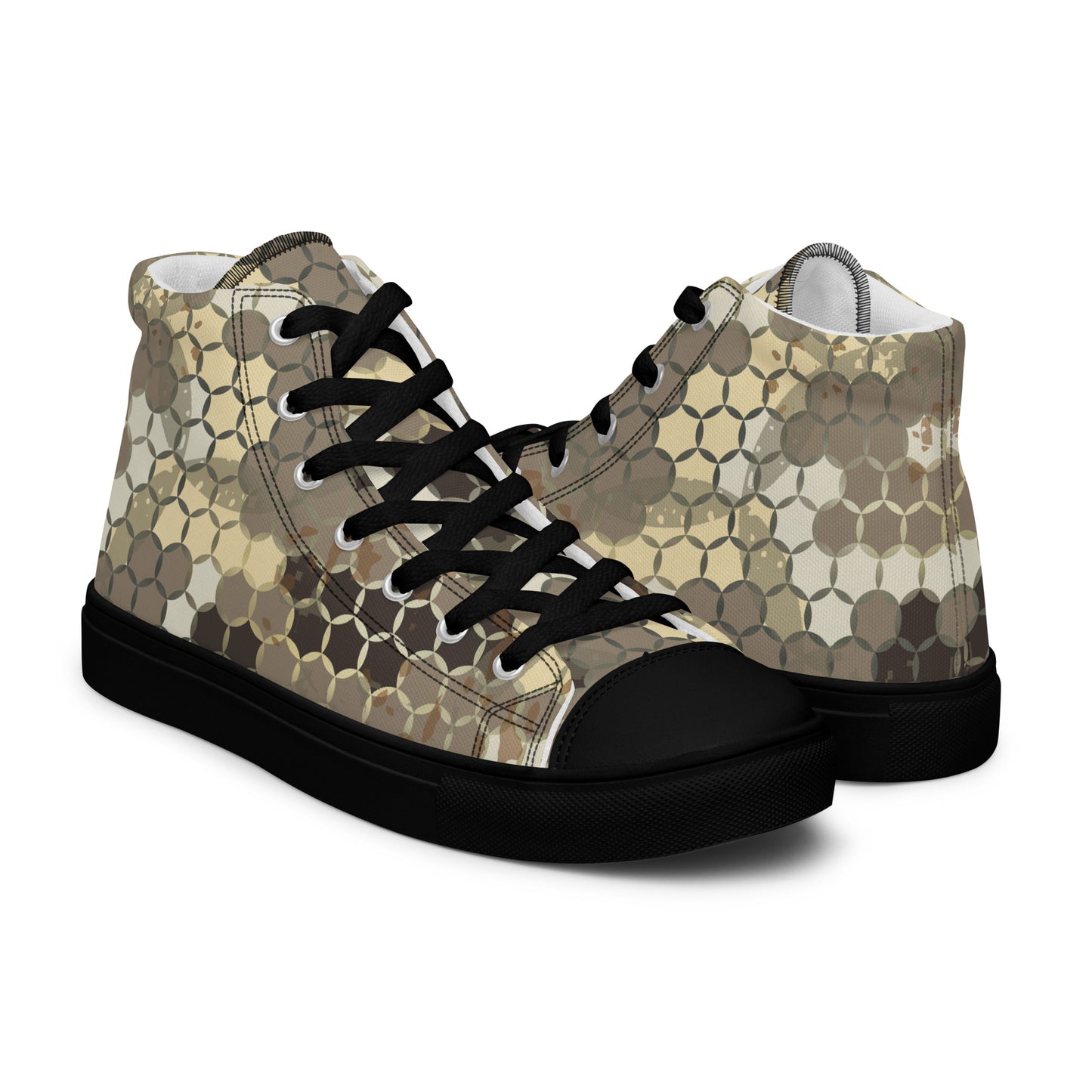 Men’s high top canvas shoes