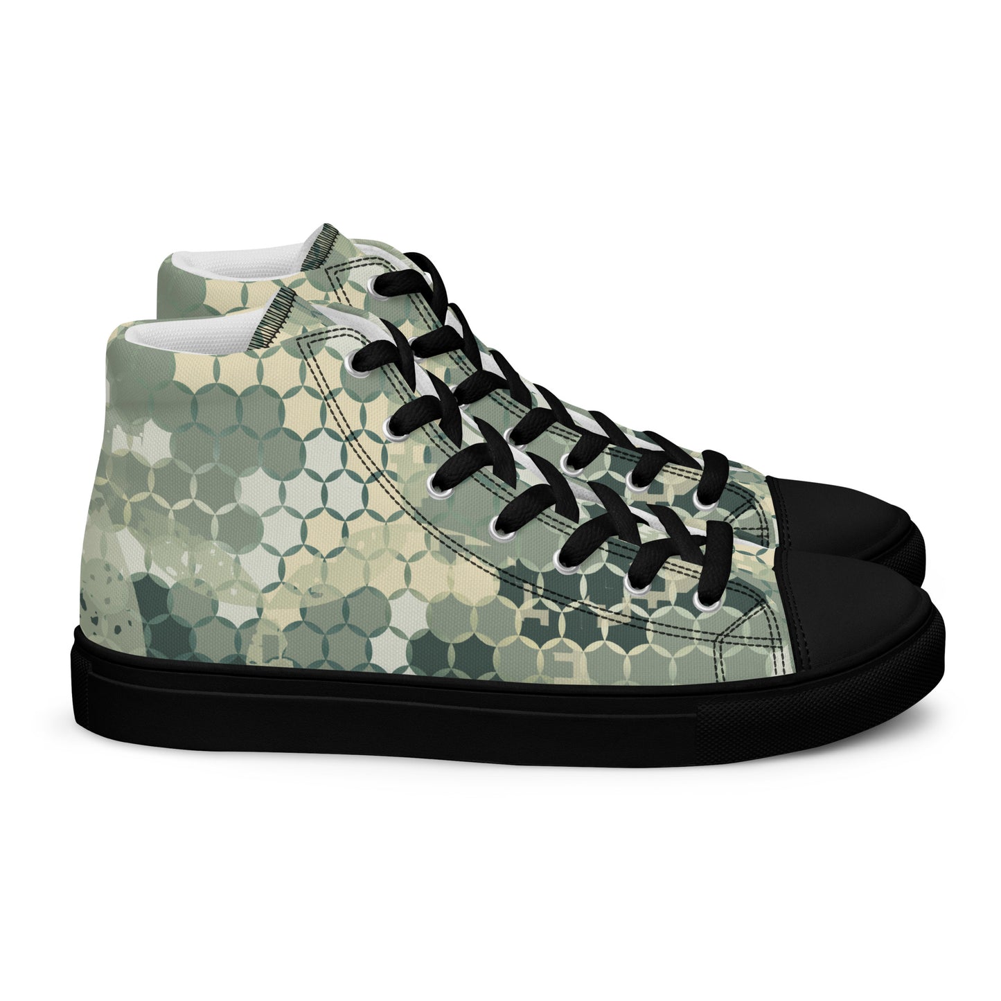 Men’s high top canvas shoes