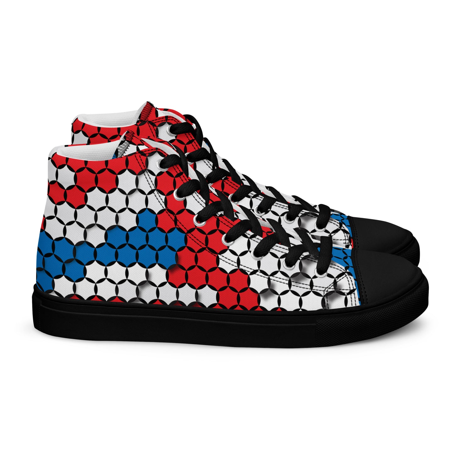 Men’s high top canvas shoes