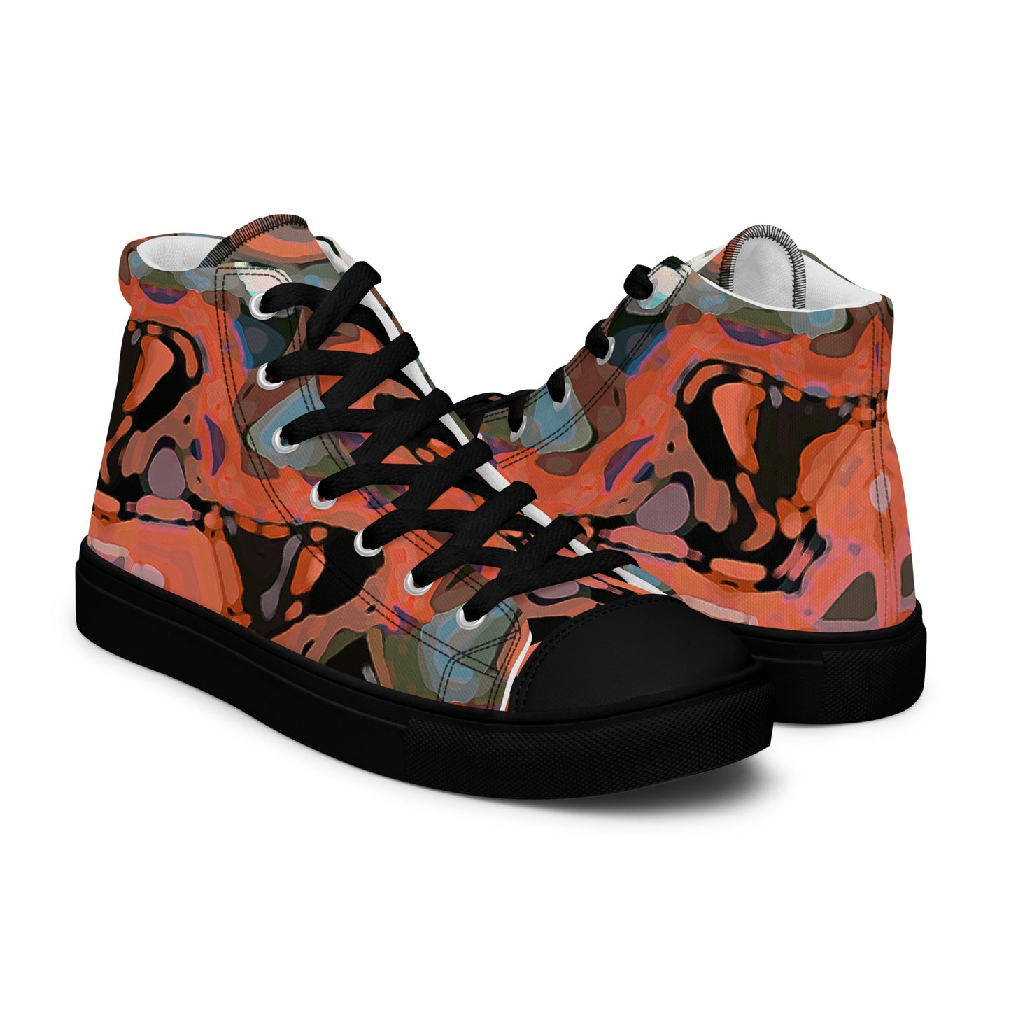 Men’s high top canvas shoes