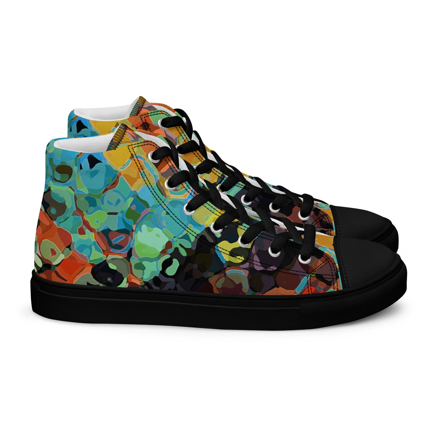 Men’s high top canvas shoes