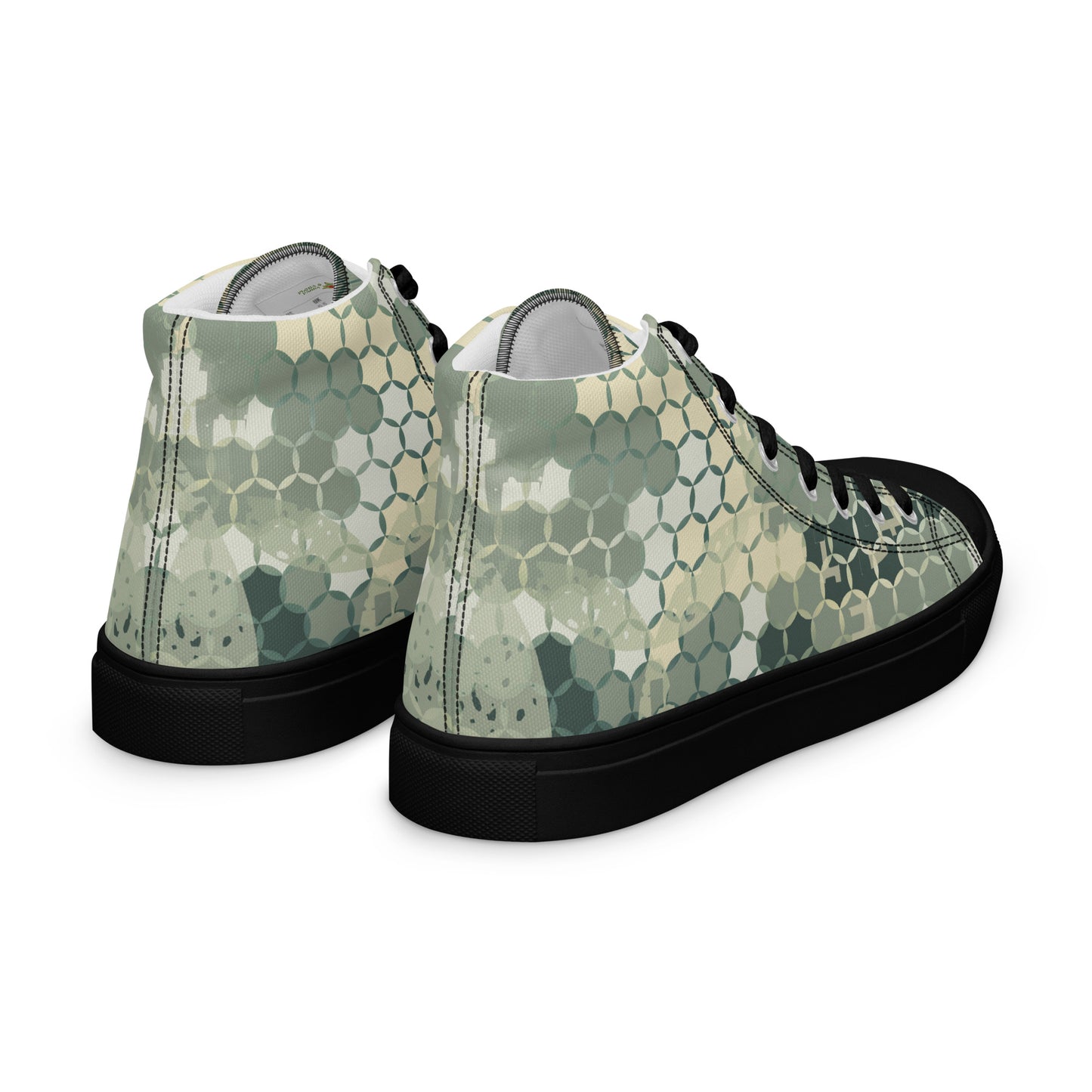 Men’s high top canvas shoes