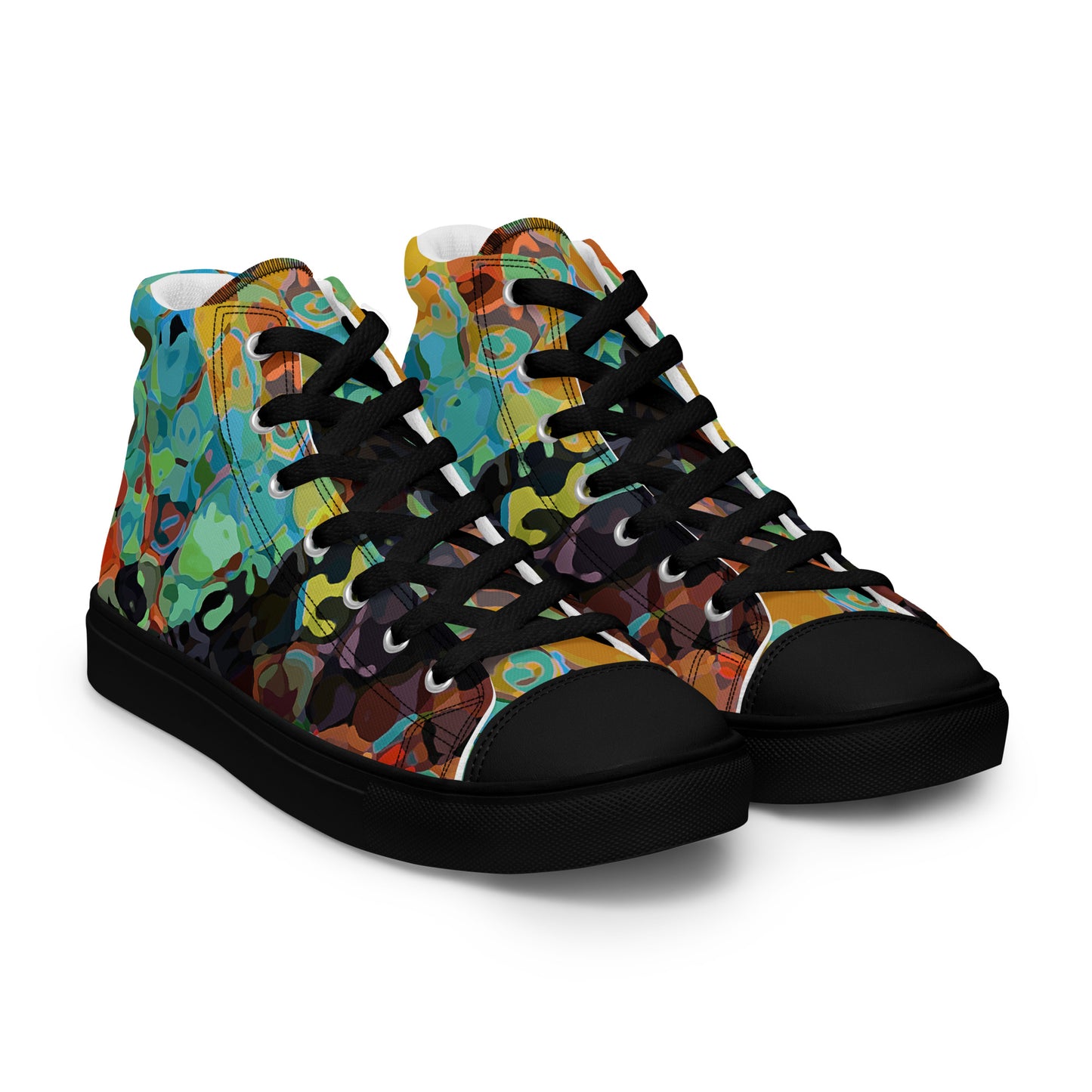 Men’s high top canvas shoes