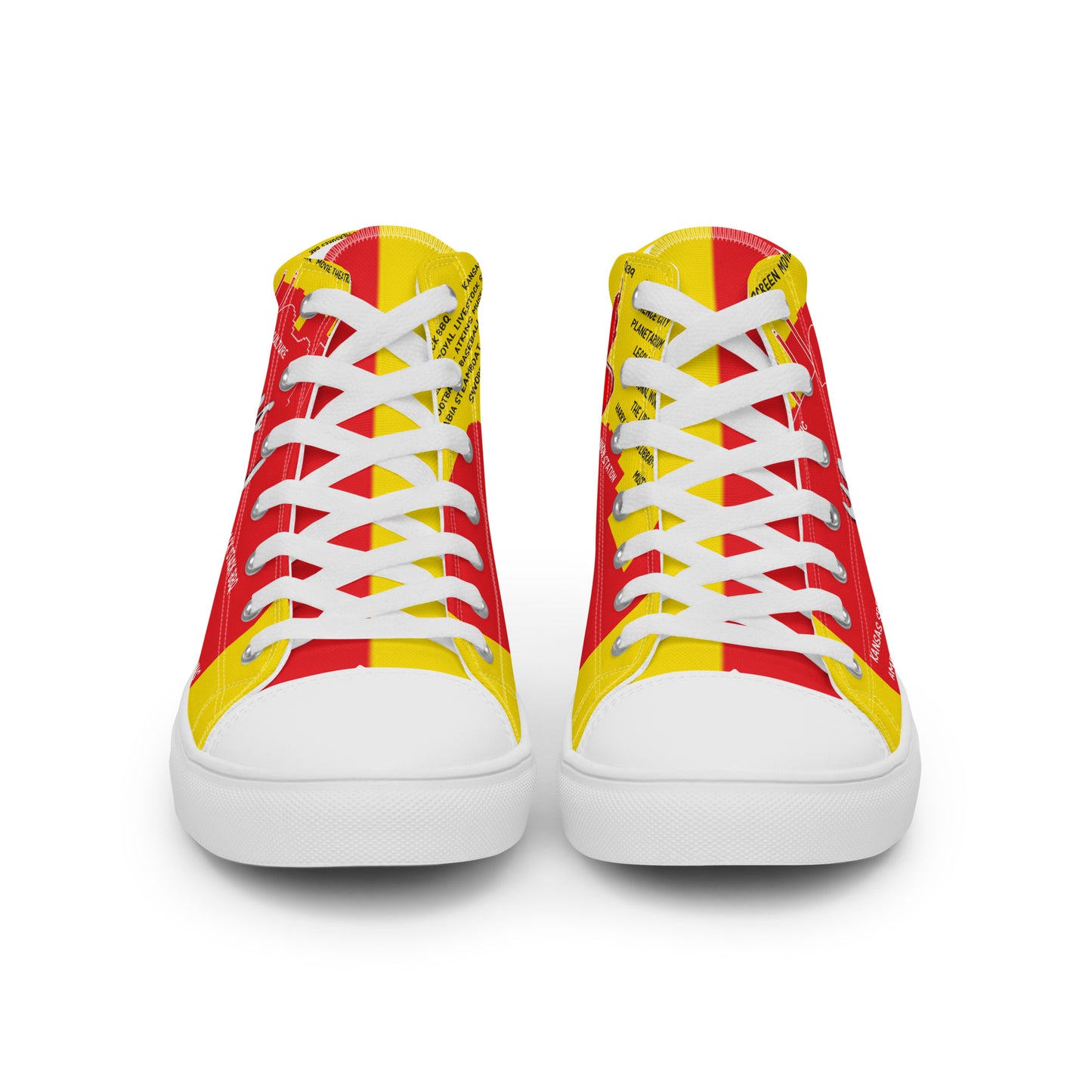 Men’s high top canvas shoes