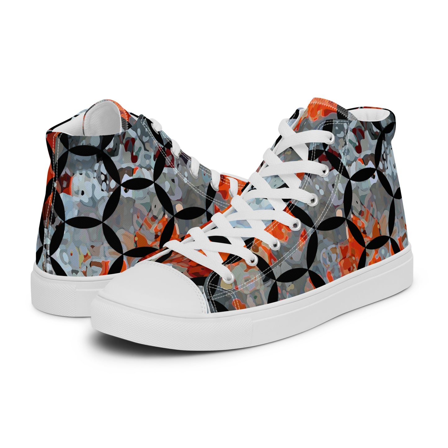 Men’s high top canvas shoes