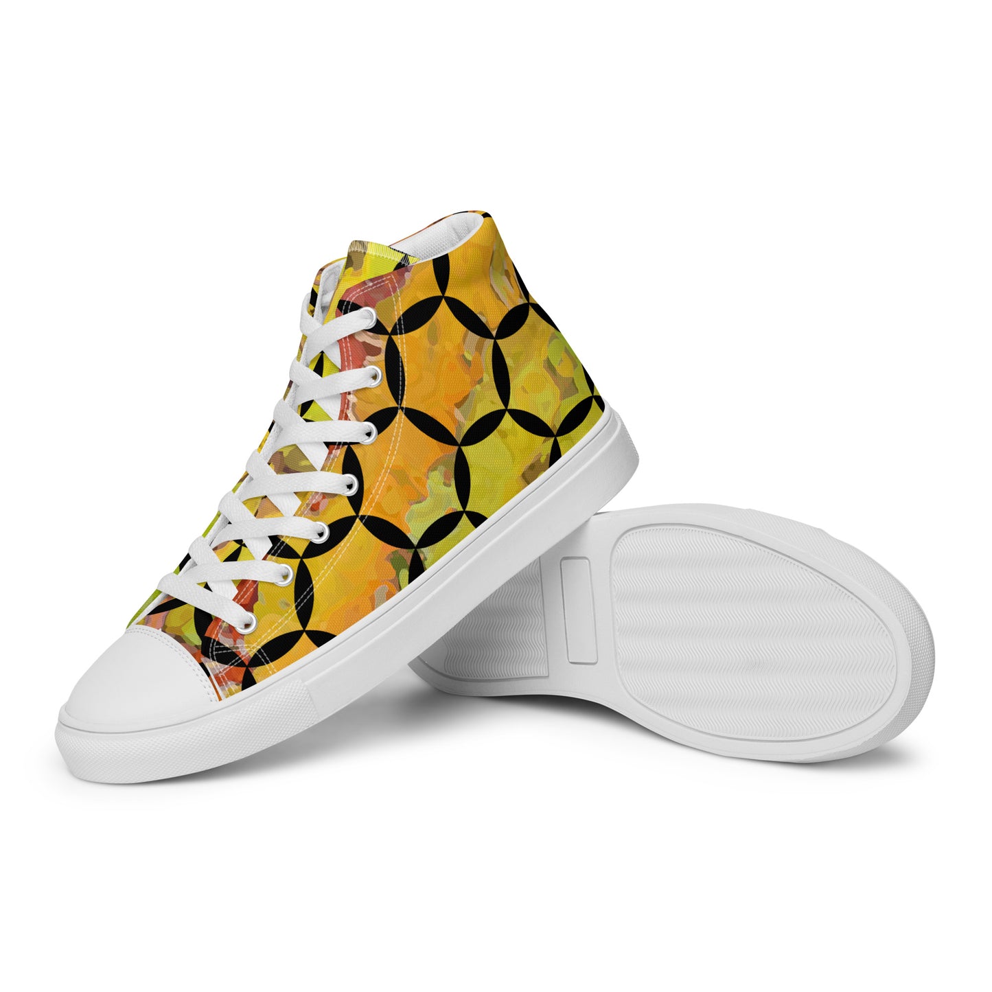 Men’s high top canvas shoes