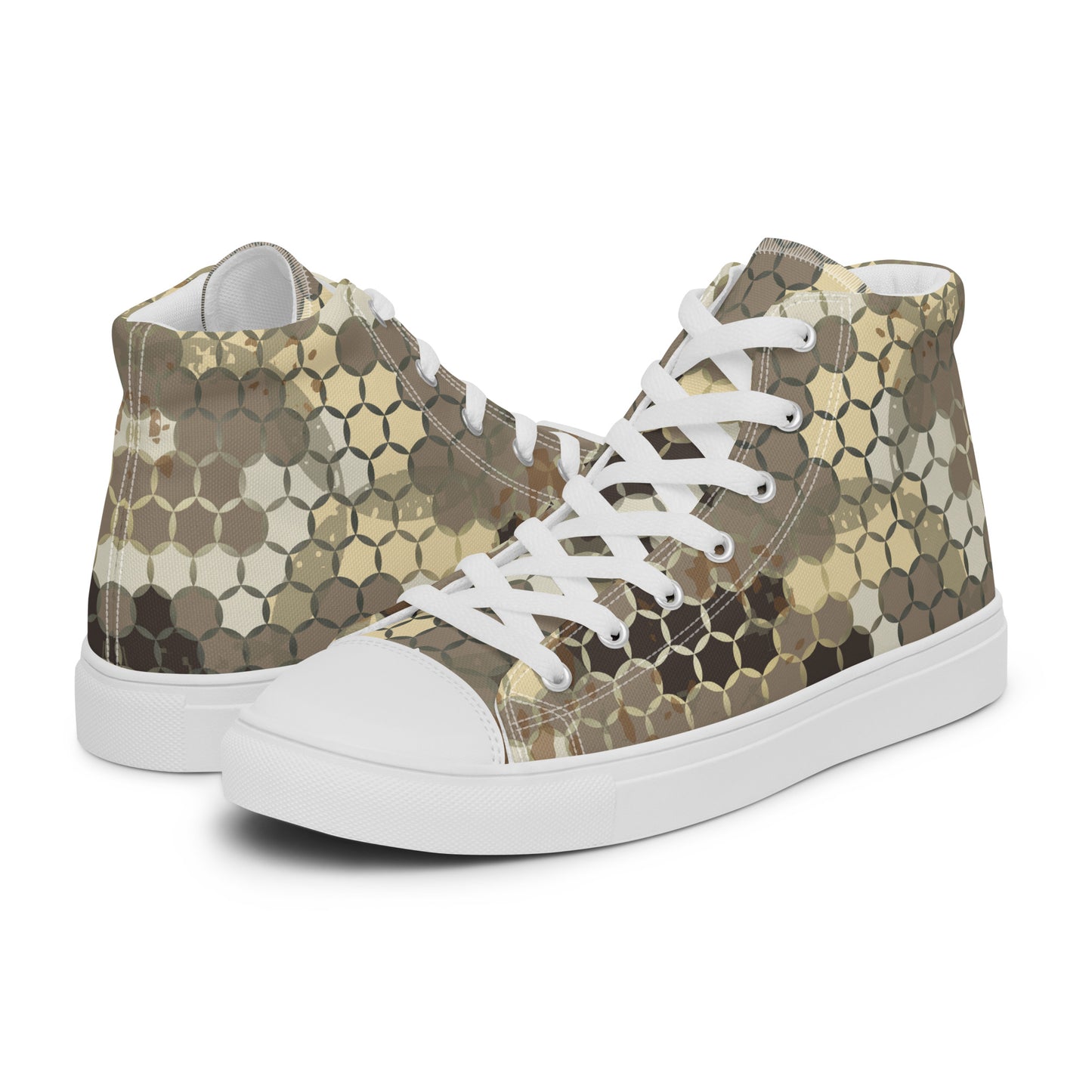 Men’s high top canvas shoes