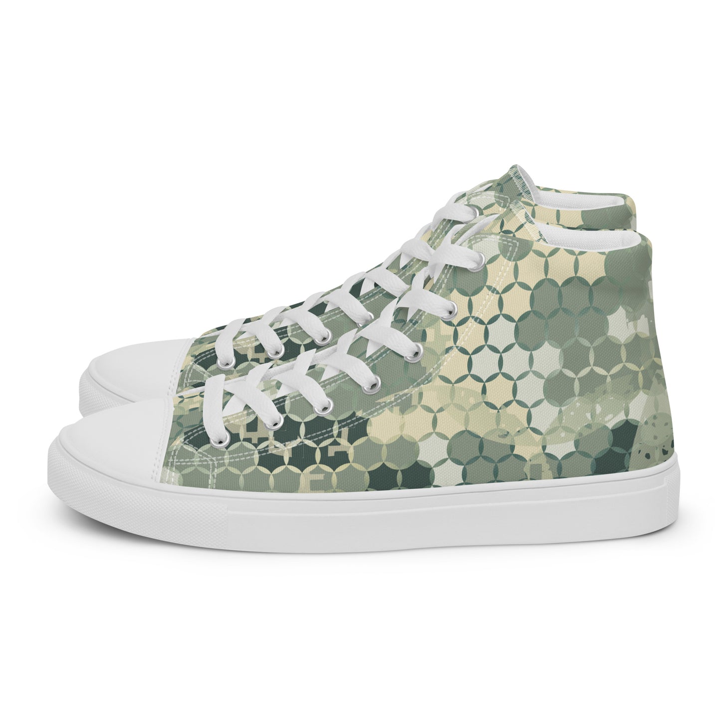 Men’s high top canvas shoes