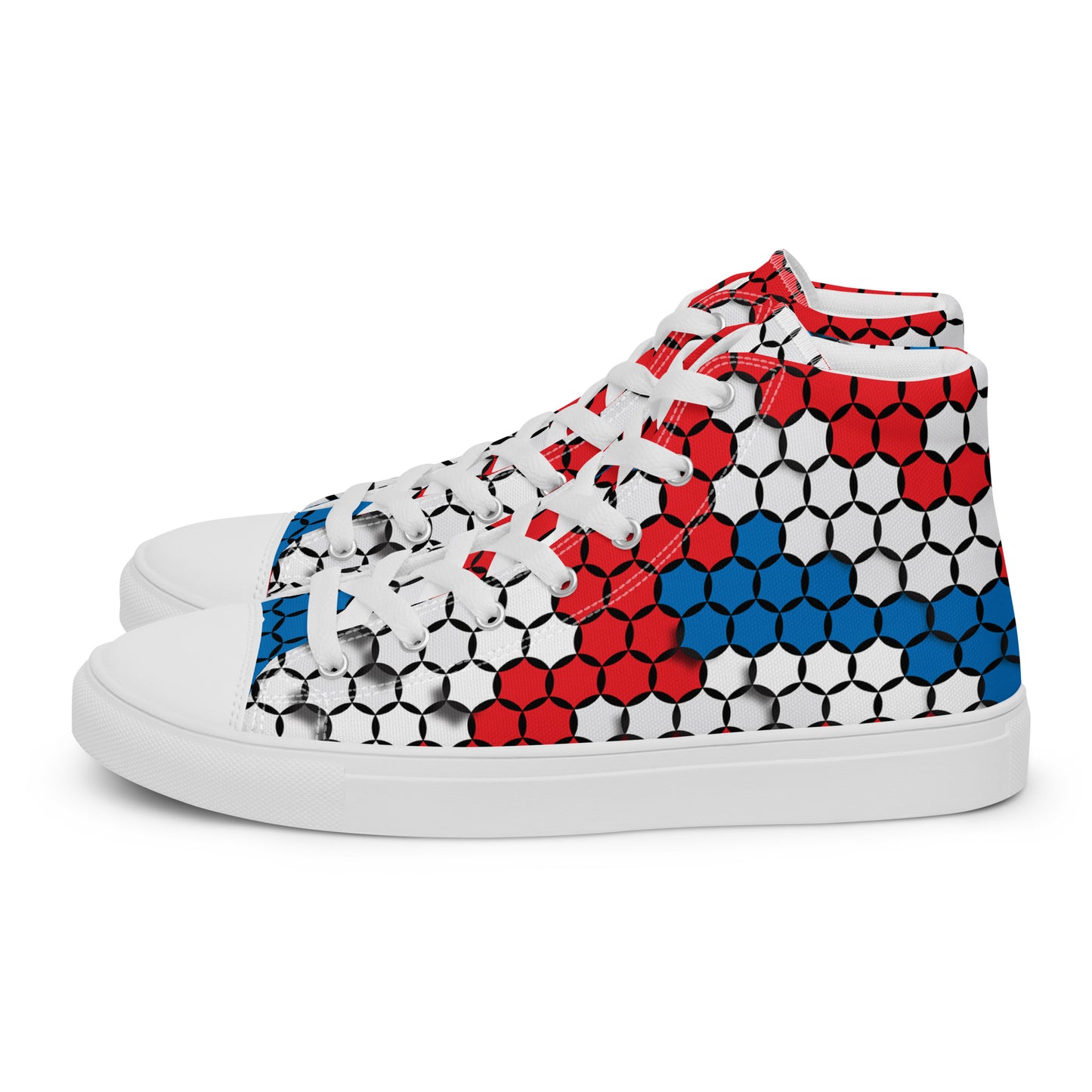 Men’s high top canvas shoes