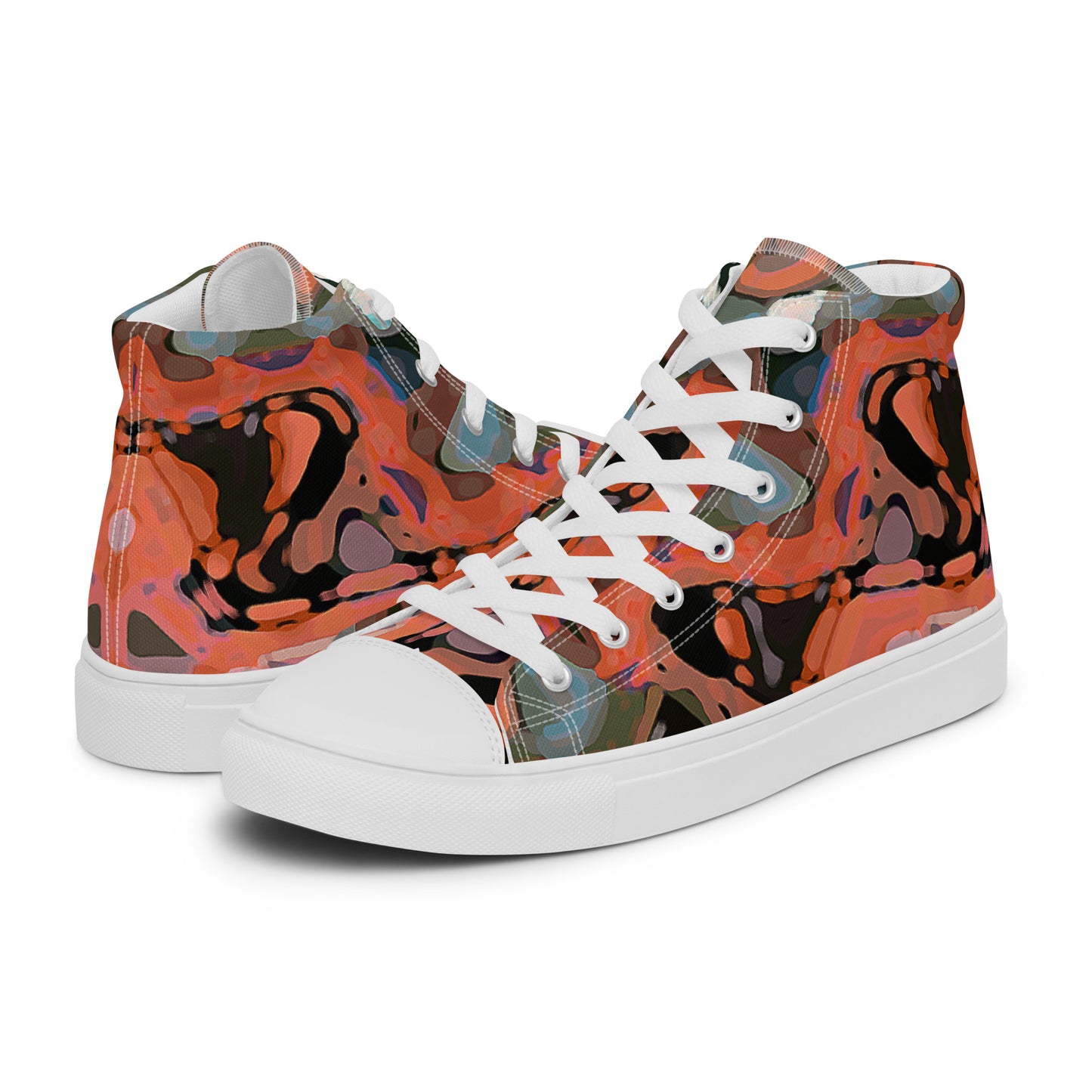 Men’s high top canvas shoes