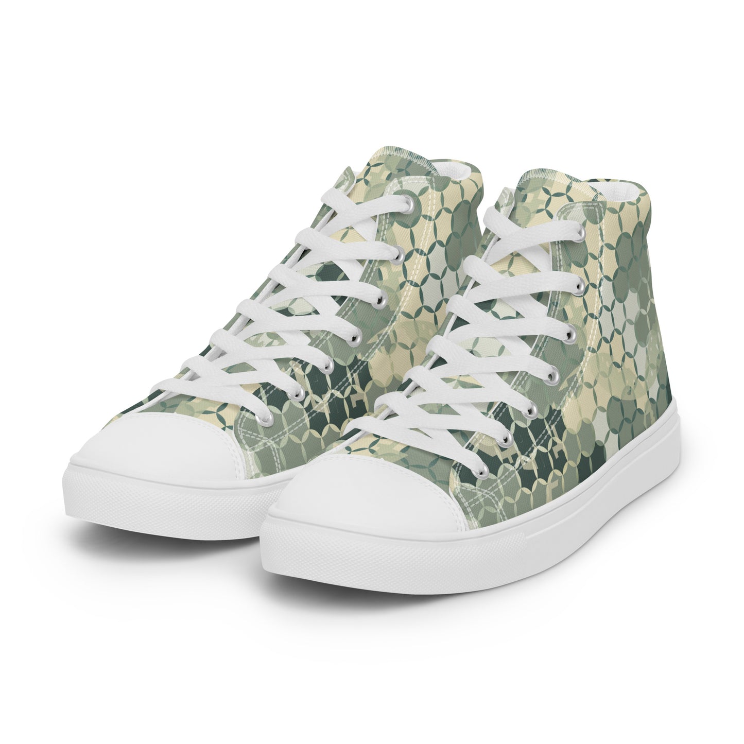 Men’s high top canvas shoes