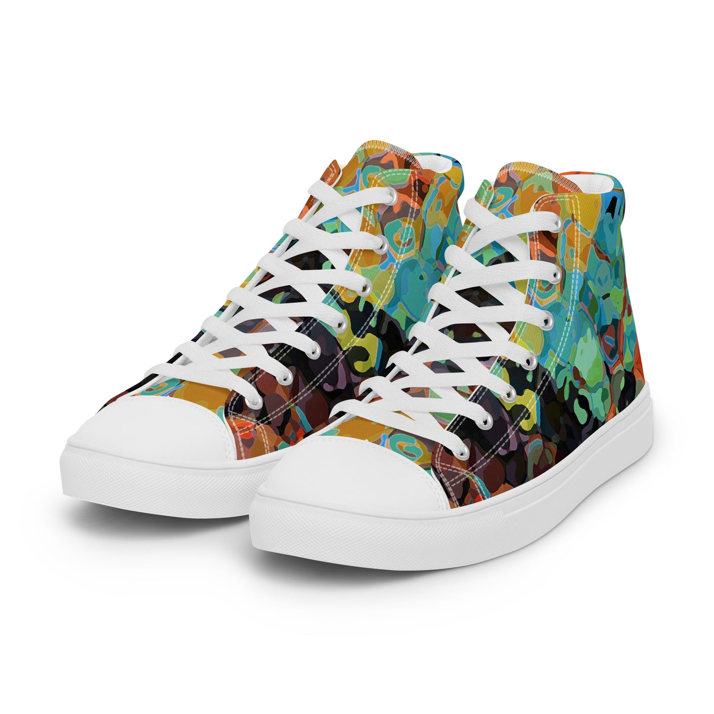 Men’s high top canvas shoes