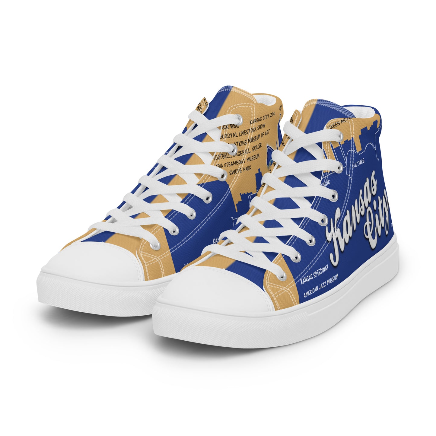 Men’s high top canvas shoes