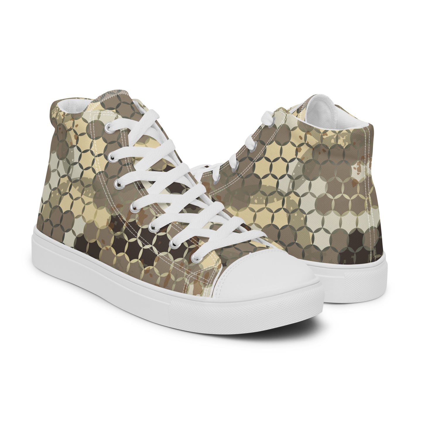 Men’s high top canvas shoes