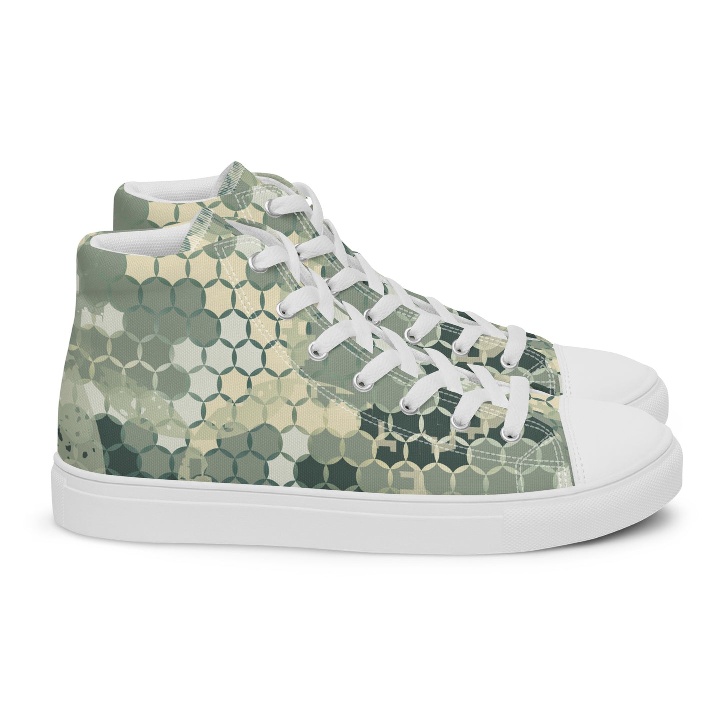 Men’s high top canvas shoes