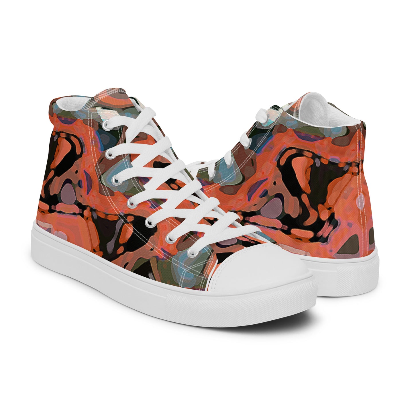 Men’s high top canvas shoes