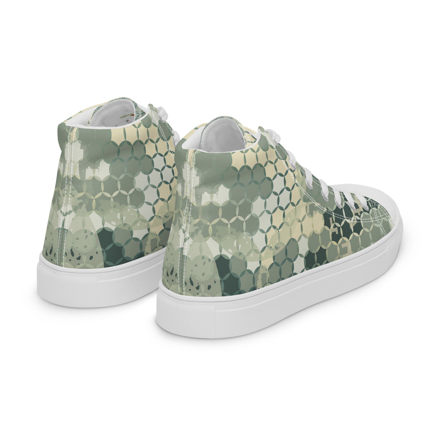 Men’s high top canvas shoes