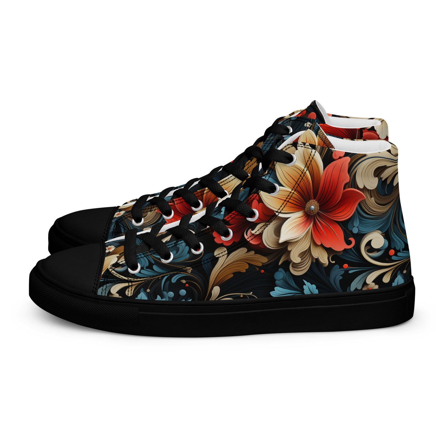 Women’s high top canvas shoes