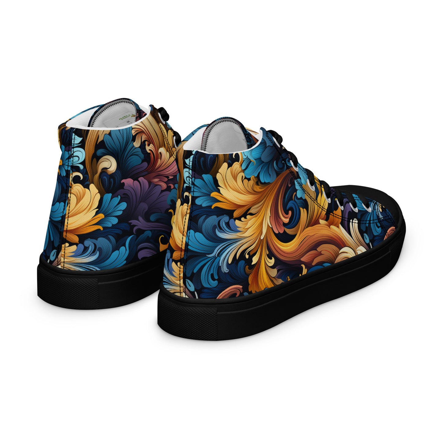 Women’s high top canvas shoes