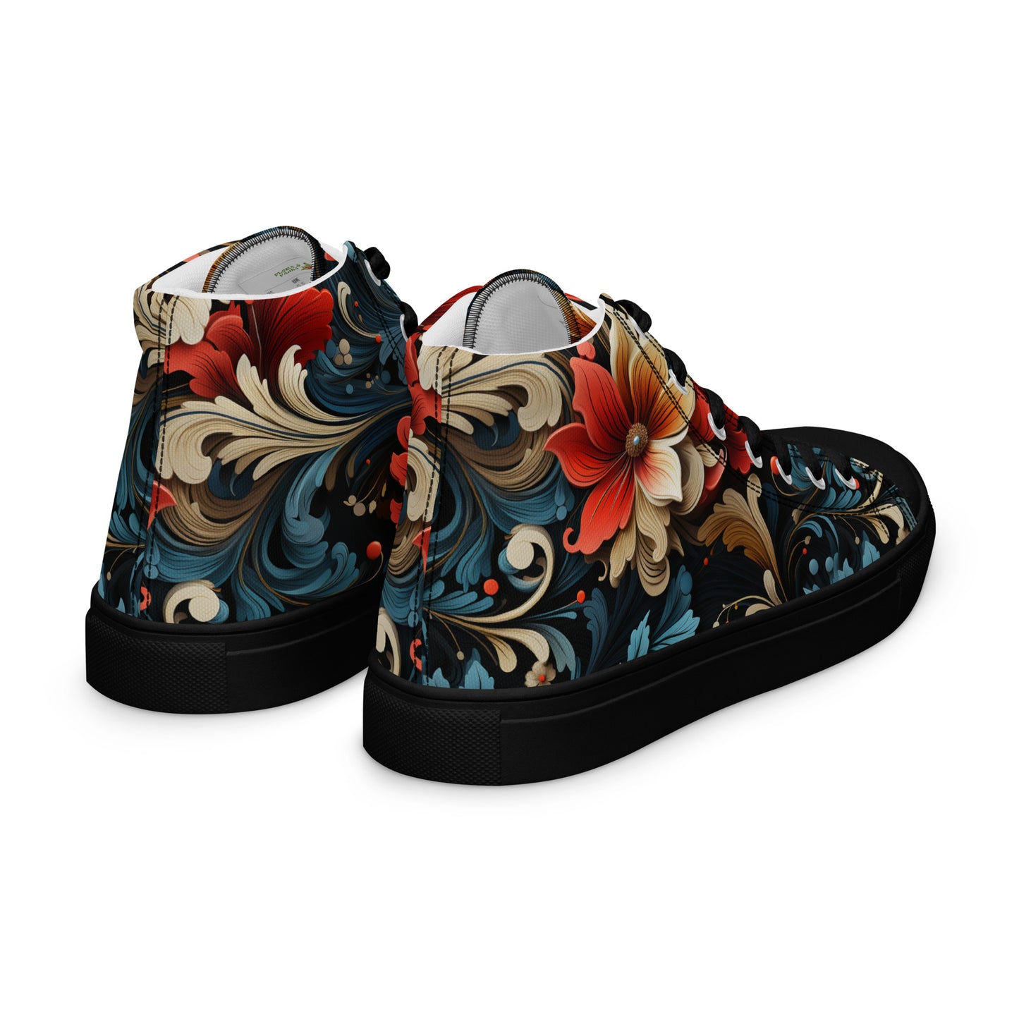 Women’s high top canvas shoes