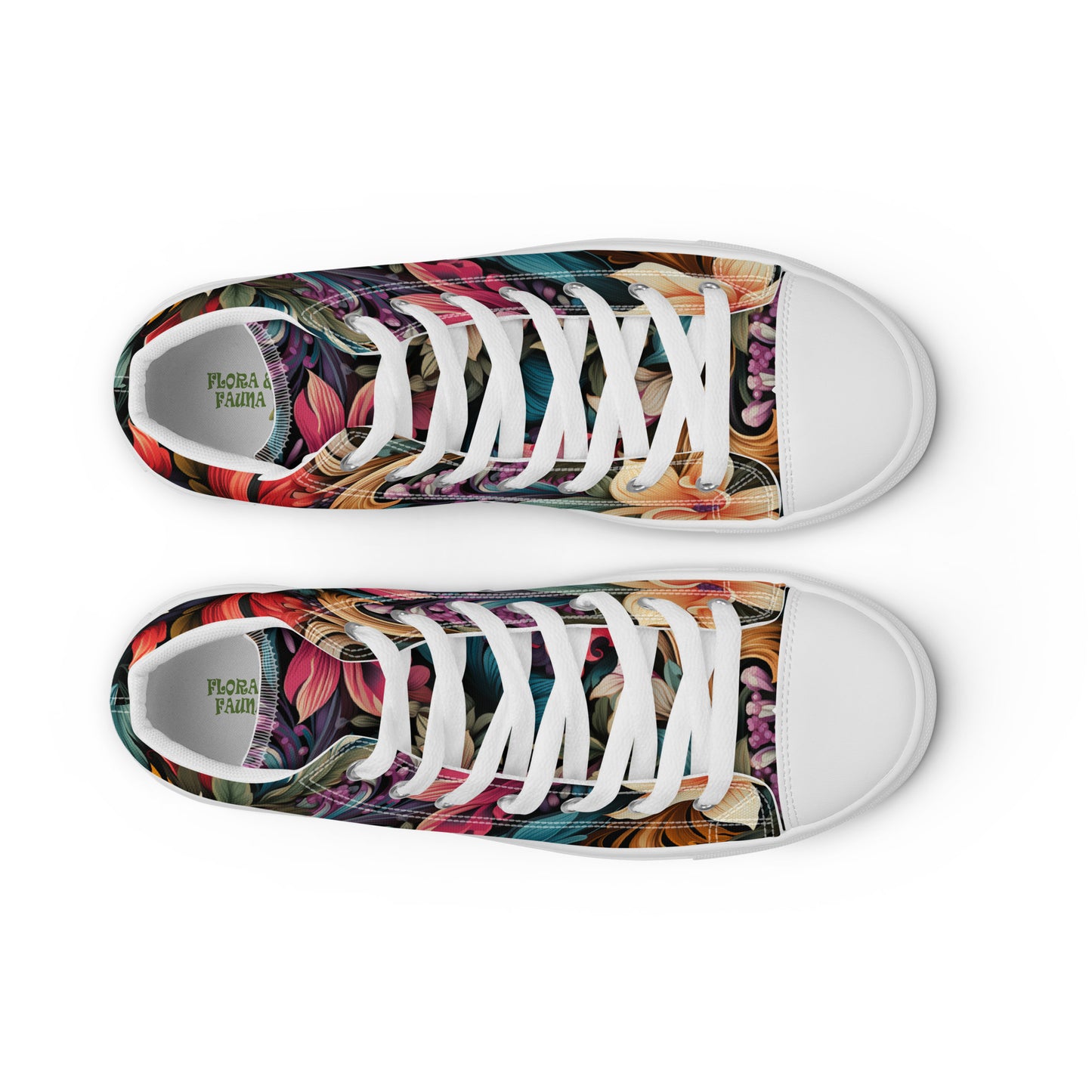 Women’s high top canvas shoes