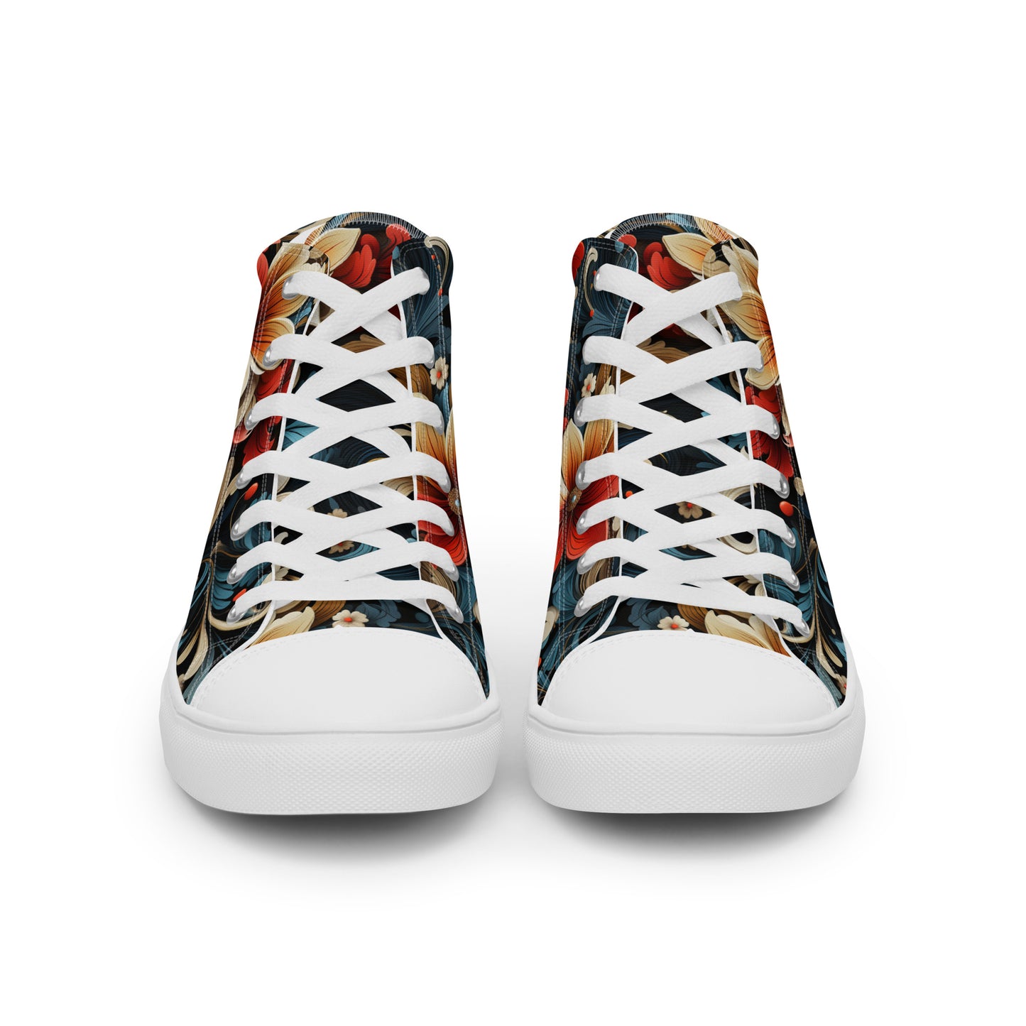 Women’s high top canvas shoes